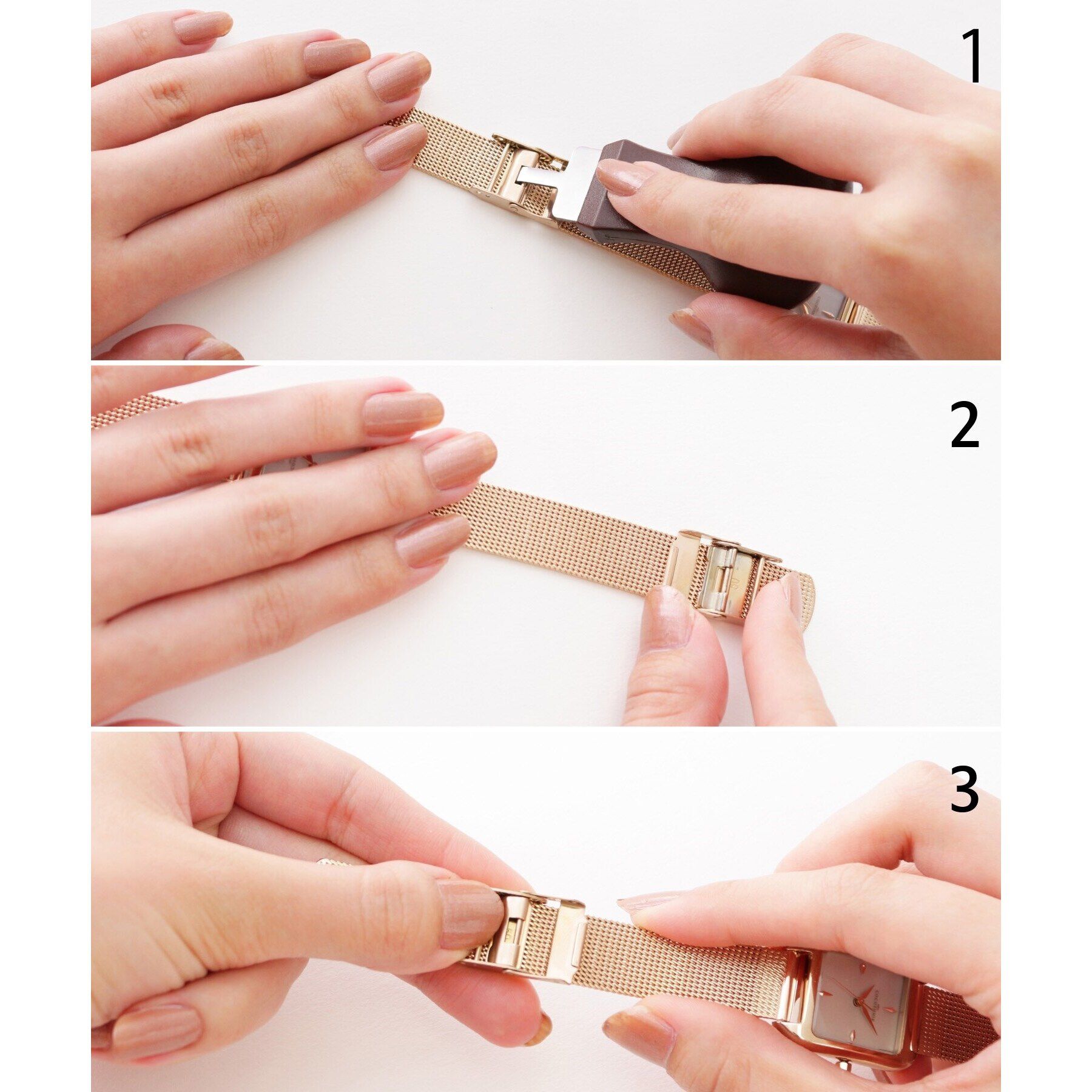 COCOSHNIK「RG Kii:別注モデルスクエア チェンジャブルバンドウォッチ（ブラック）」|腕時計|