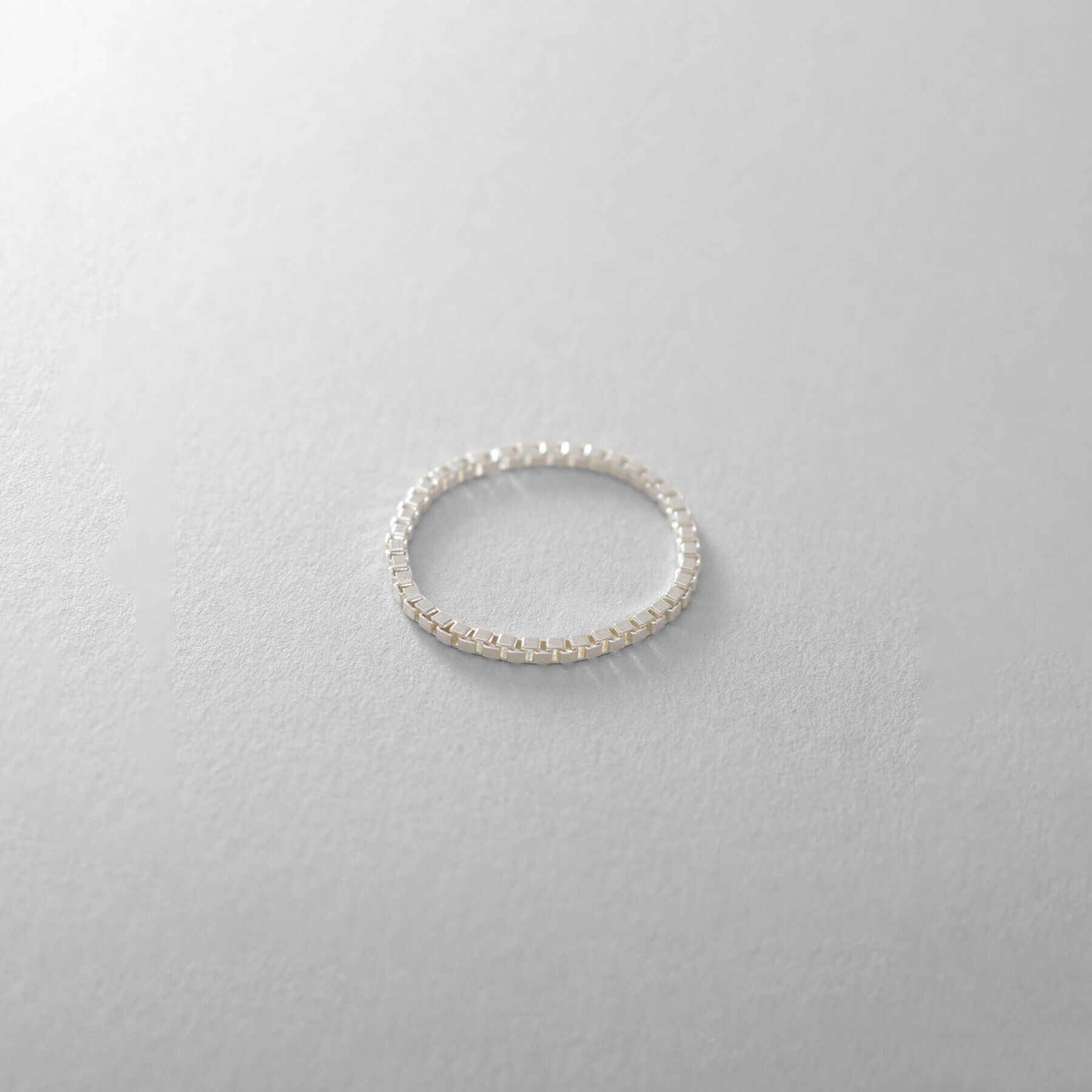 COCOSHNIK ONKITSCH「シルバー チェーンリング ベネチアン」|リング|