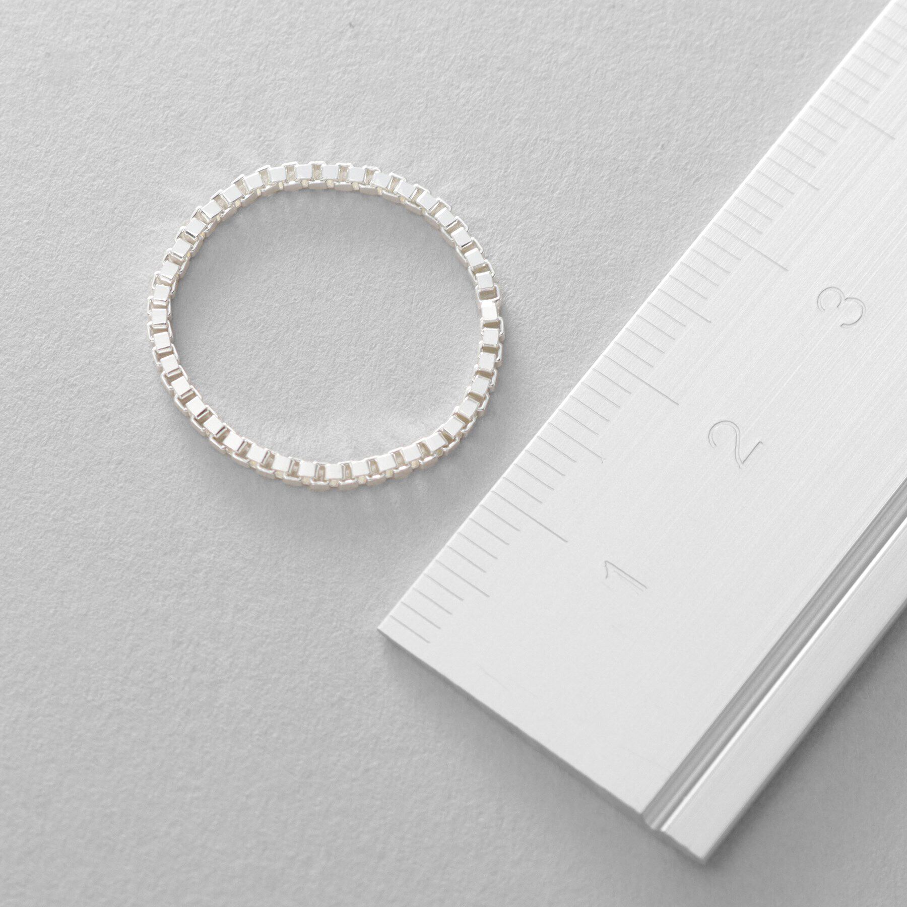 COCOSHNIK ONKITSCH「シルバー チェーンリング ベネチアン」|リング|