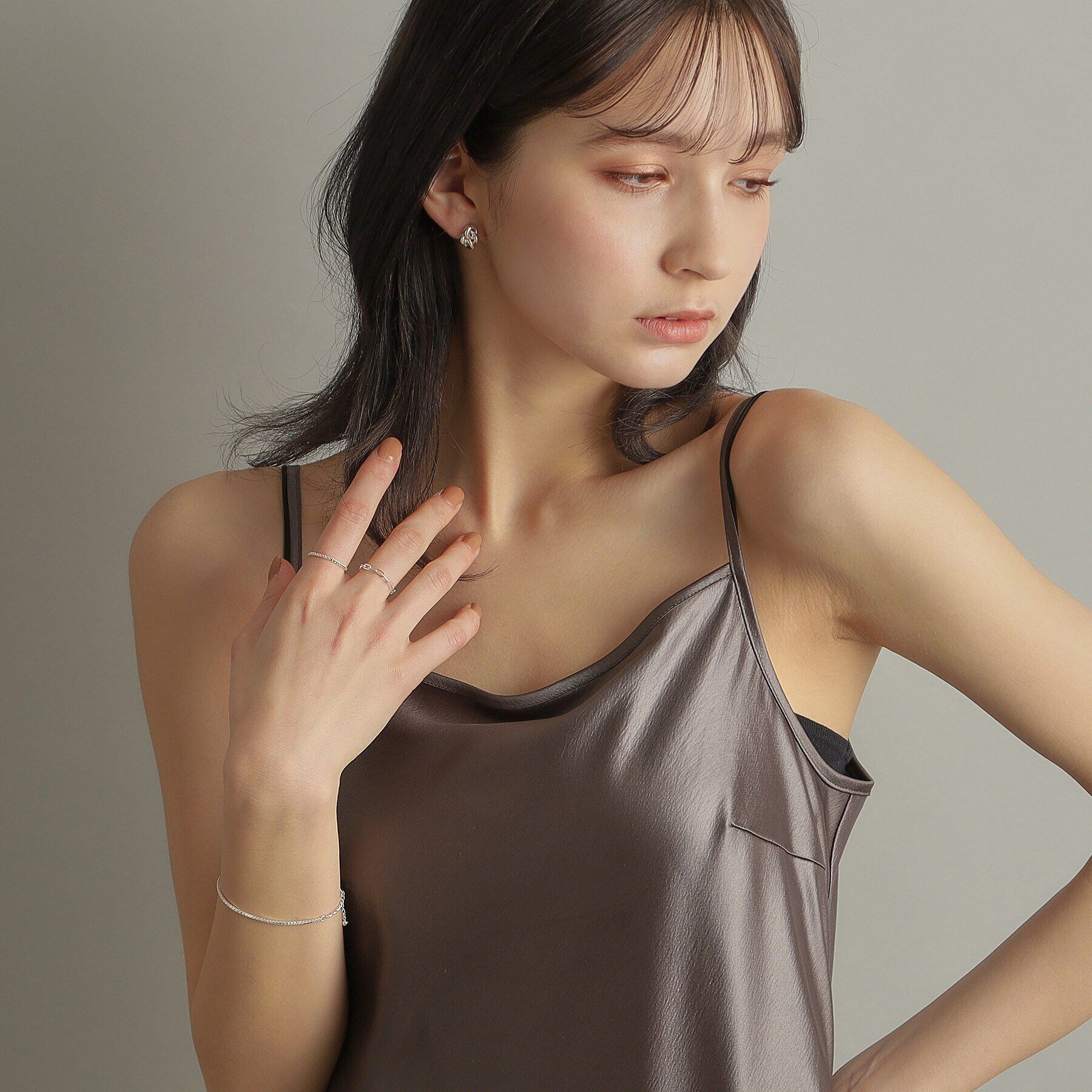 COCOSHNIK ONKITSCH「シルバー チェーンリング ベネチアン」|リング|