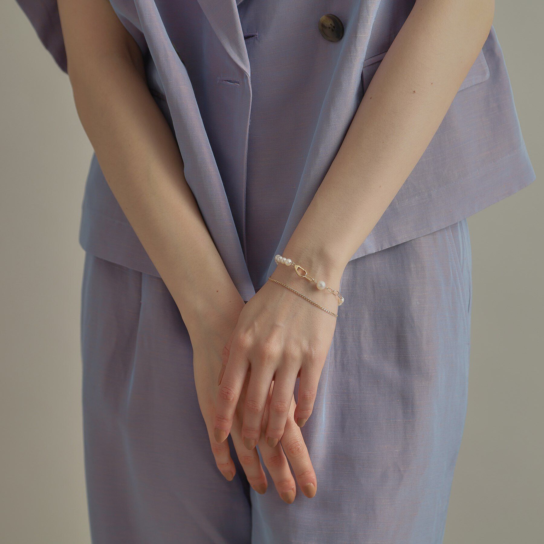 COCOSHNIK「K10キヘイチェーン ブレスレット」|ブレスレット・バングル|