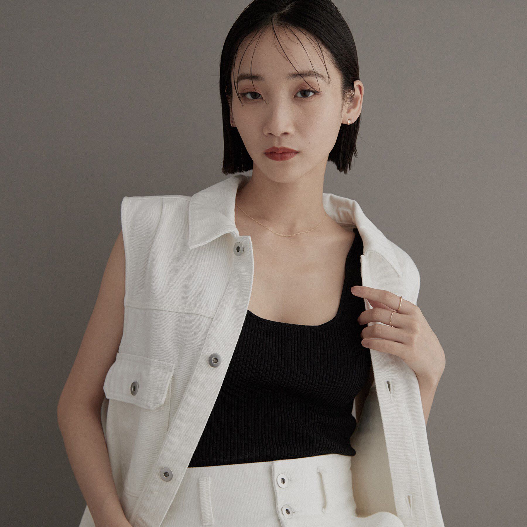 COCOSHNIK ONKITSCH「K10ダブルアーチピアス」|ピアス|