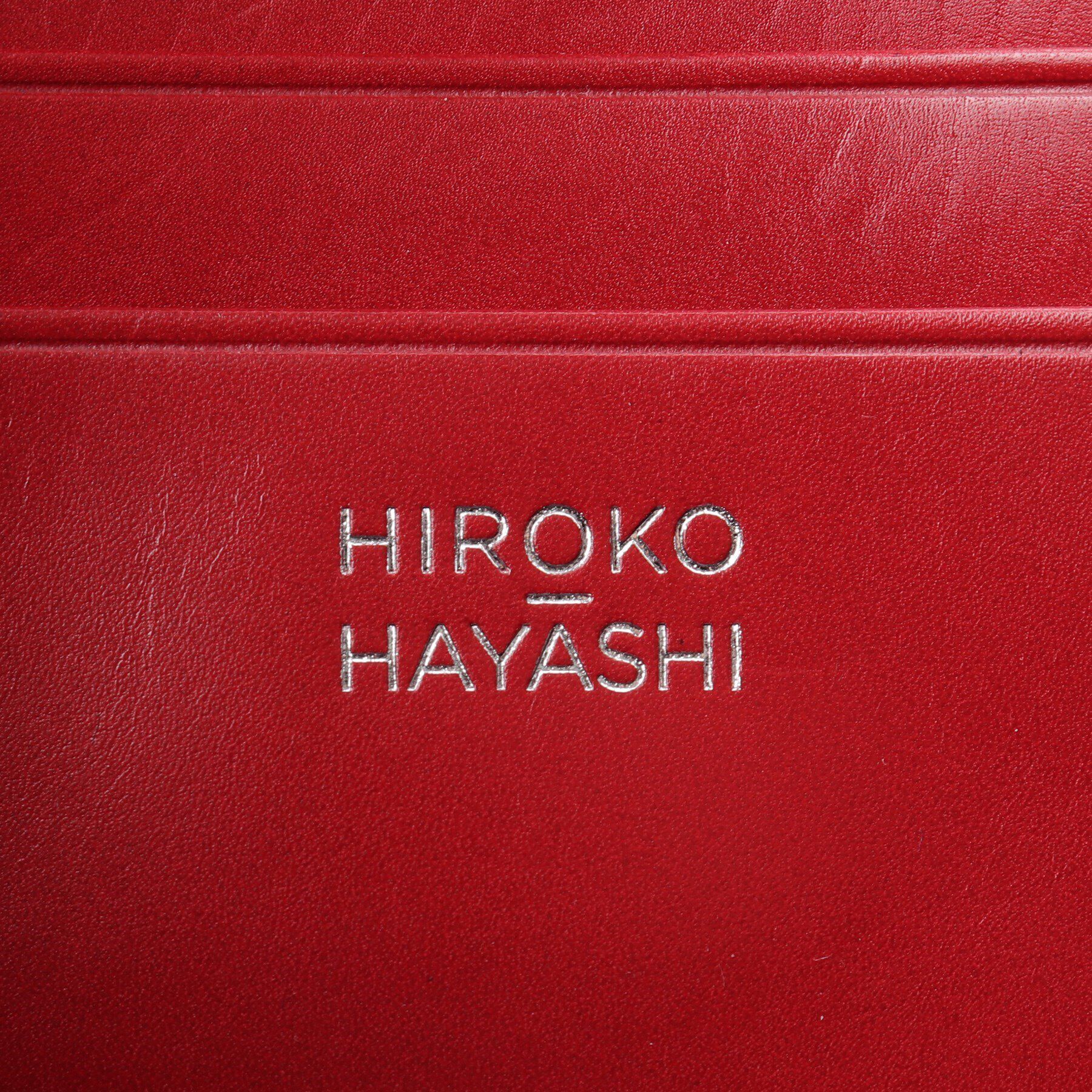 HIROKO HAYASHI「LEO(レオ)マルチ財布 黒&times;赤」|財布|