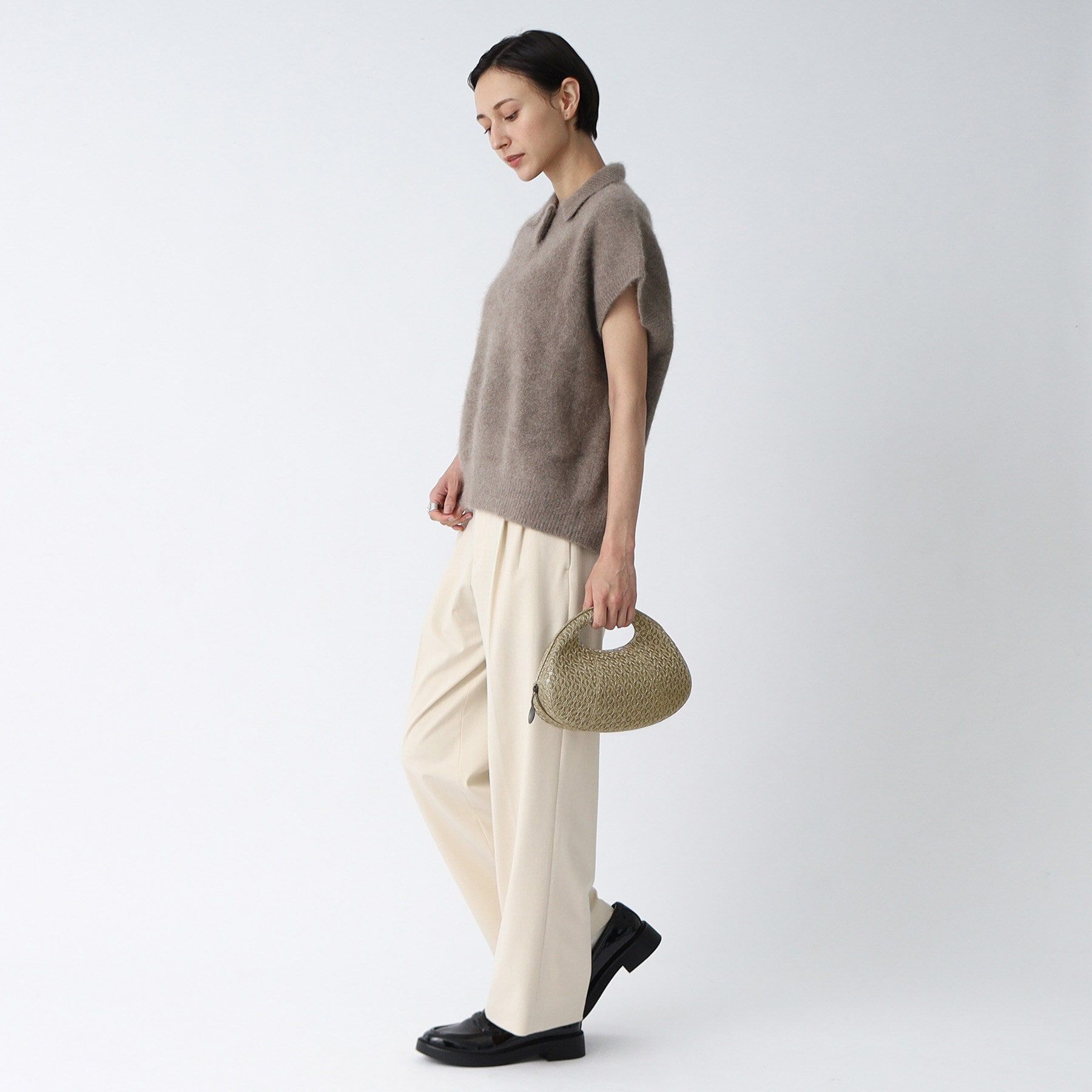 HIROKO HAYASHI「GIRASOLE（ジラソーレ）クロワッサンバッグM」|ハンドバッグ|