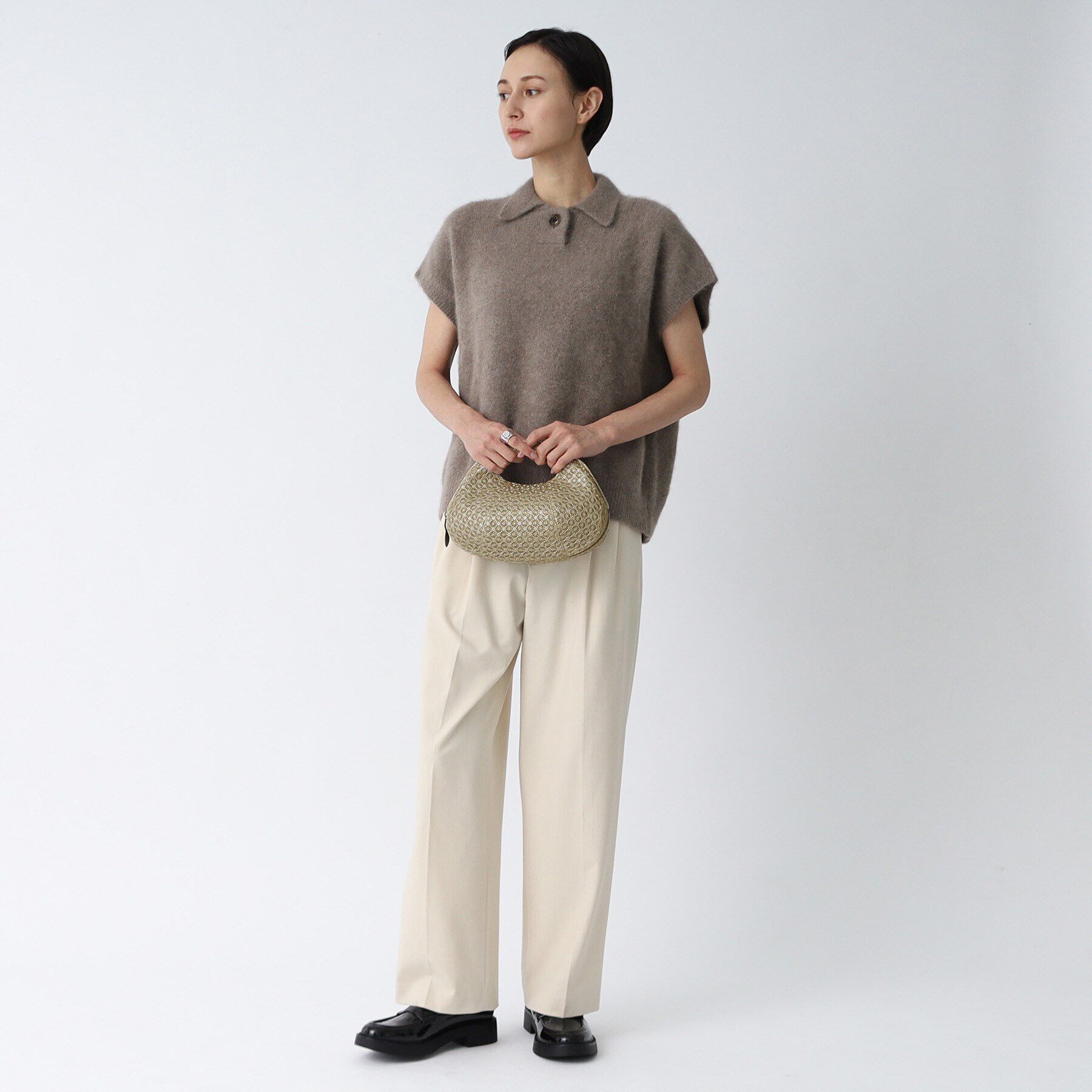 HIROKO HAYASHI「GIRASOLE（ジラソーレ）クロワッサンバッグM」|ハンドバッグ|