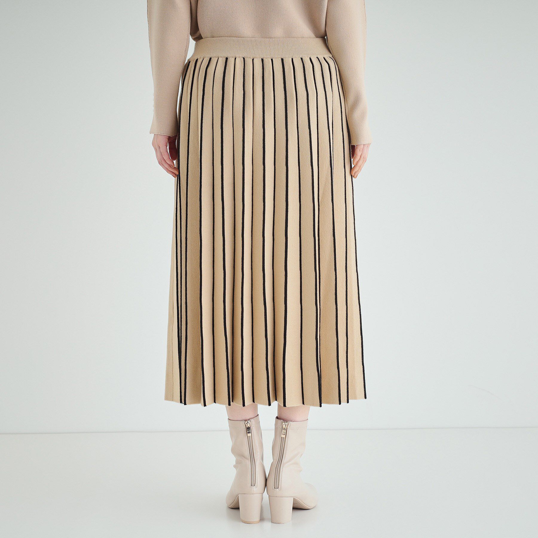 SHOO･LA･RUE「【高レビュー/洗える/セットアップ可】女性らしさ際立つ もちもちニットスカート」|スカート|