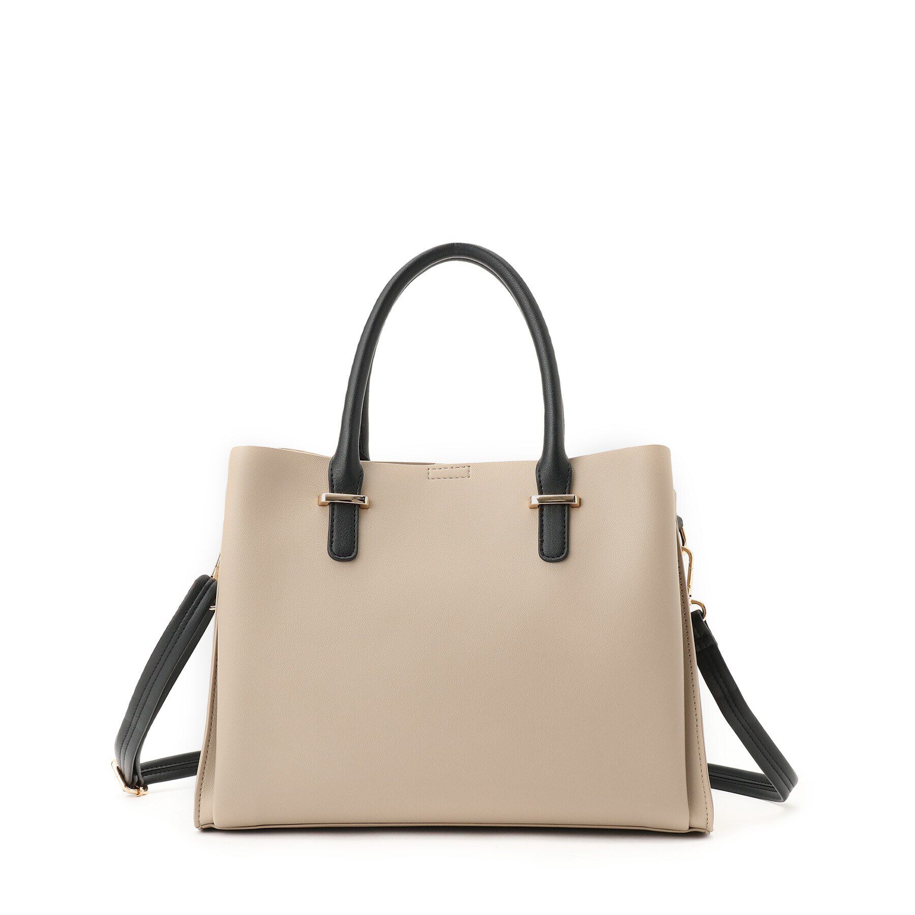 SHOO･LA･RUE「【2WAY/通勤/セレモニー】きれいめコーデに 3層トートバッグ」|トートバッグ|