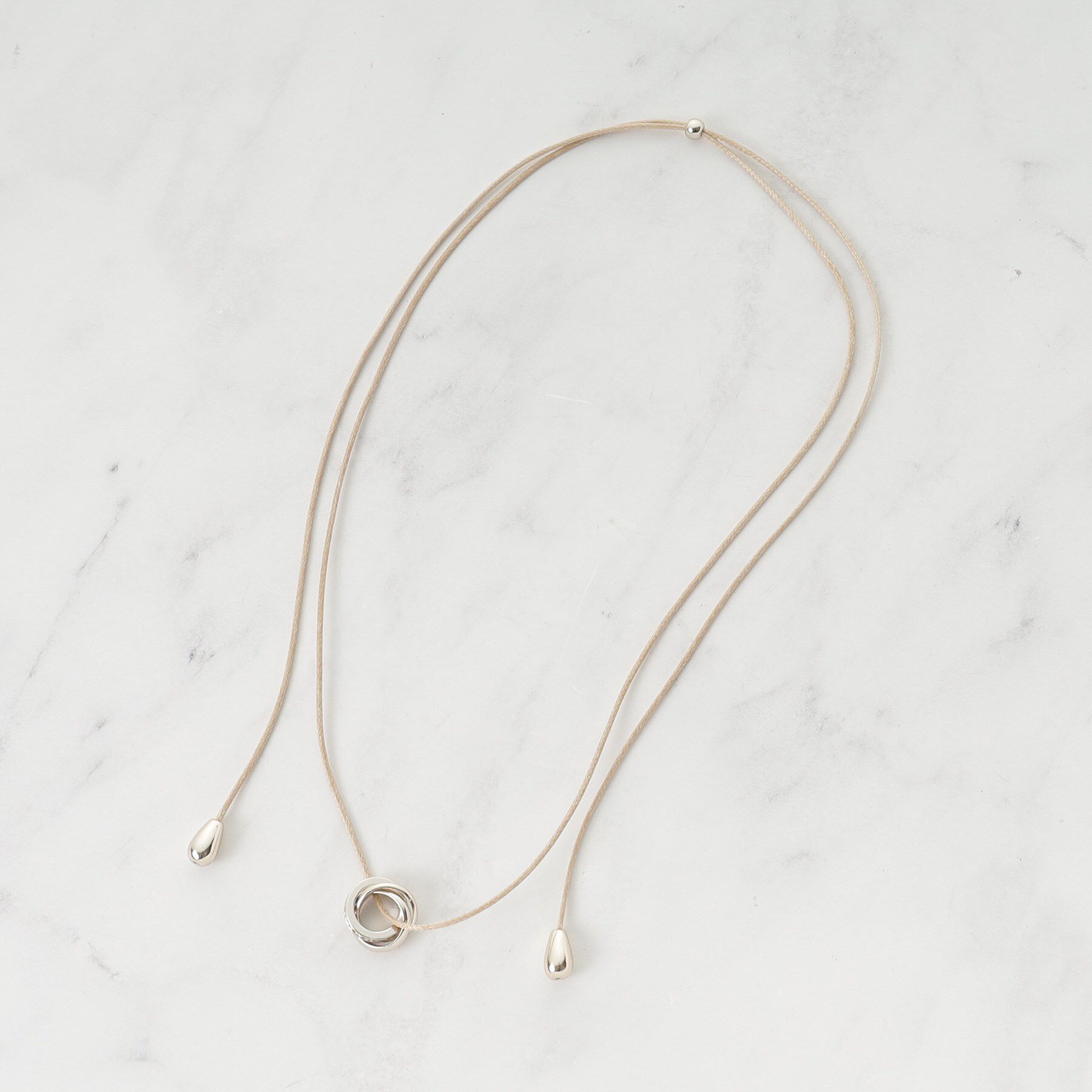 SHOO･LA･RUE「【マルチWAY】キラキラリングネックレス」|ネックレス|