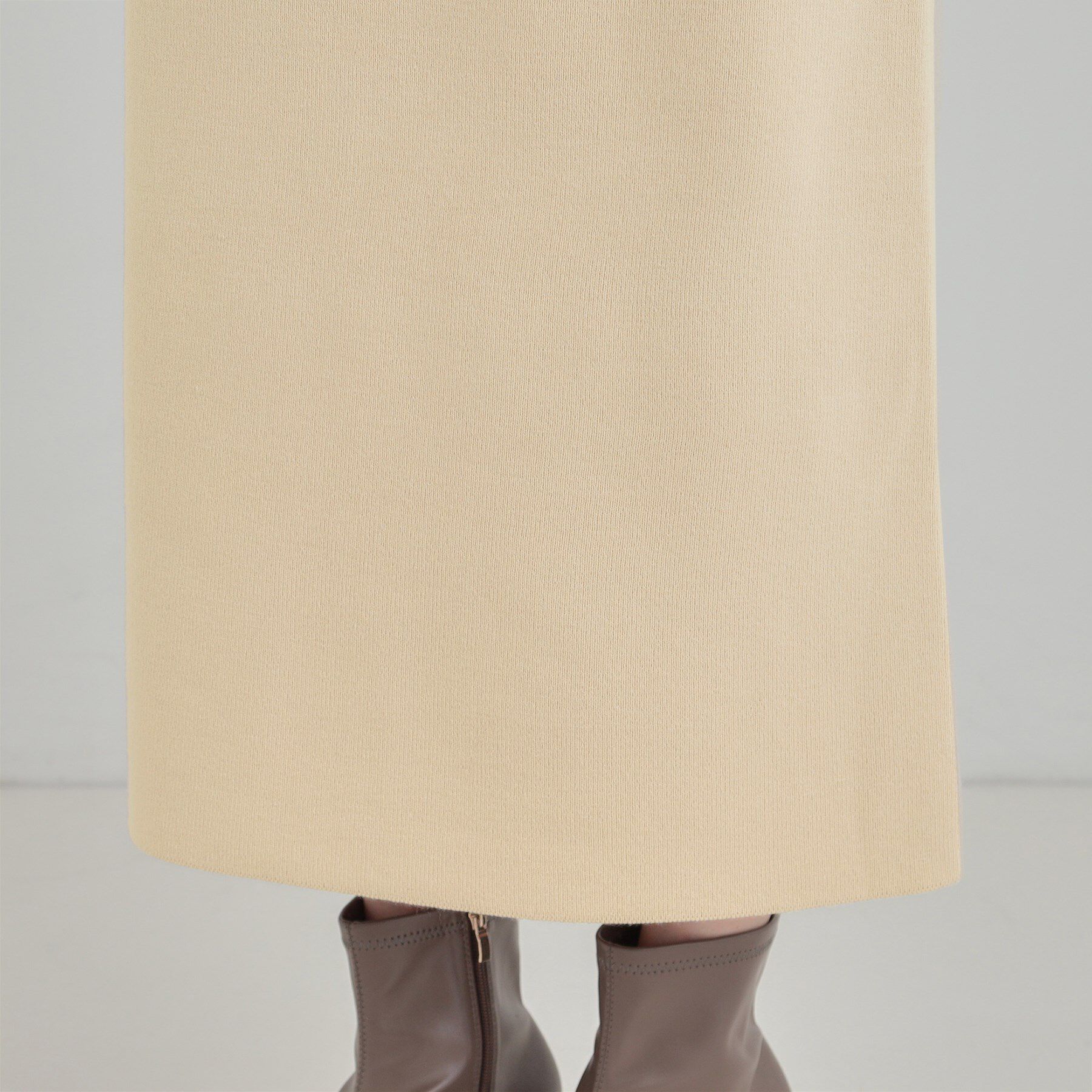 SHOO･LA･RUE「【洗濯機可/セットアップ可/毛玉になりにくい】ニットナロースカート」|スカート|