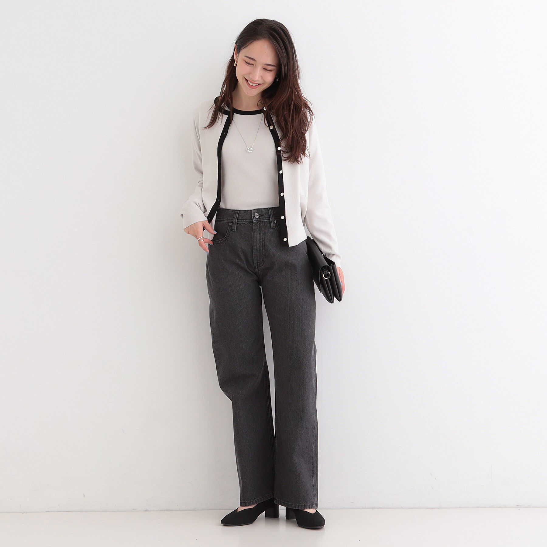 SHOO･LA･RUE「【SHOO・LA・RUE DENIM】程よいゆとりの ストレートパンツ」|デニム|