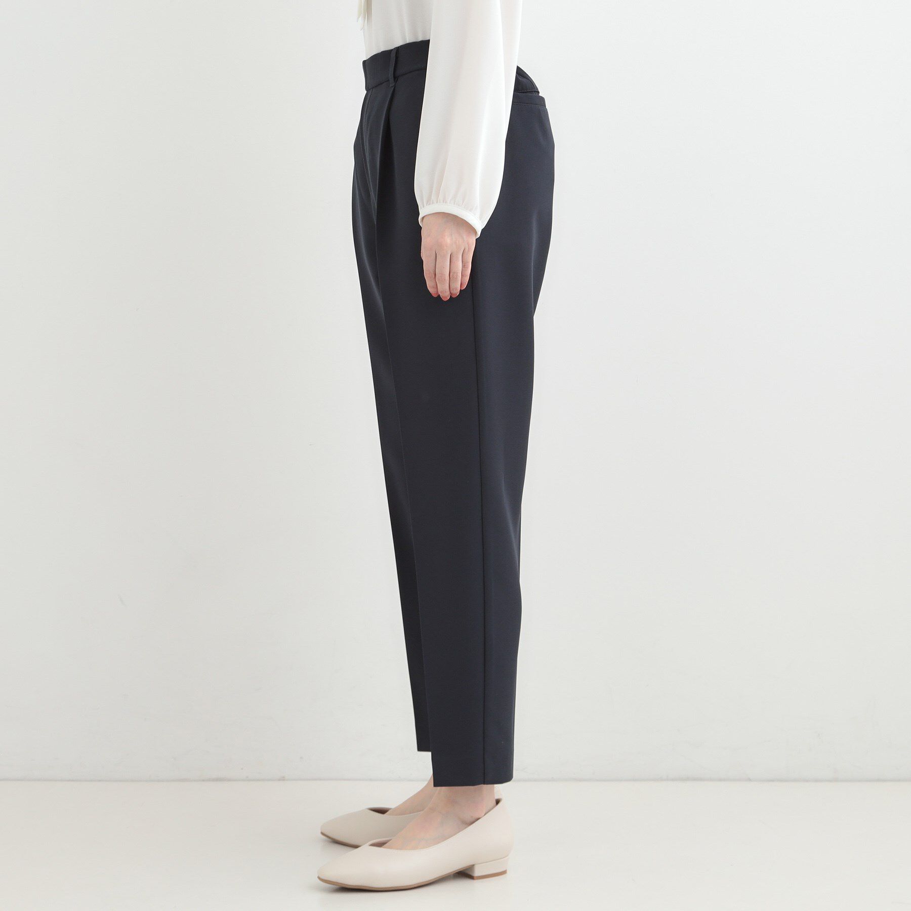 SHOO･LA･RUE「【3点スーツセット/洗濯機可】時短で好印象 セットアップ+ブラウス」|スーツ|