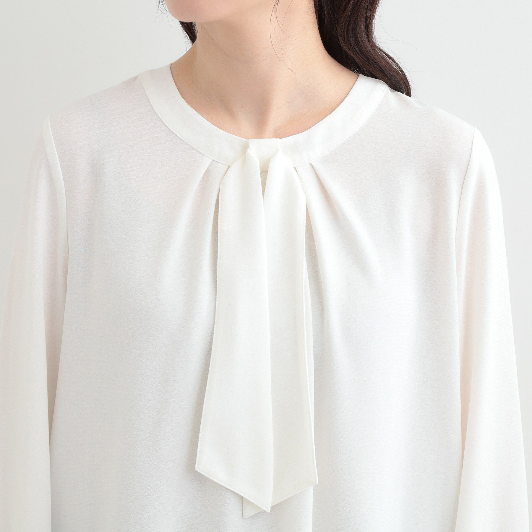 SHOO･LA･RUE「【3点スーツセット/洗濯機可】時短で好印象 セットアップ+ブラウス」|スーツ|