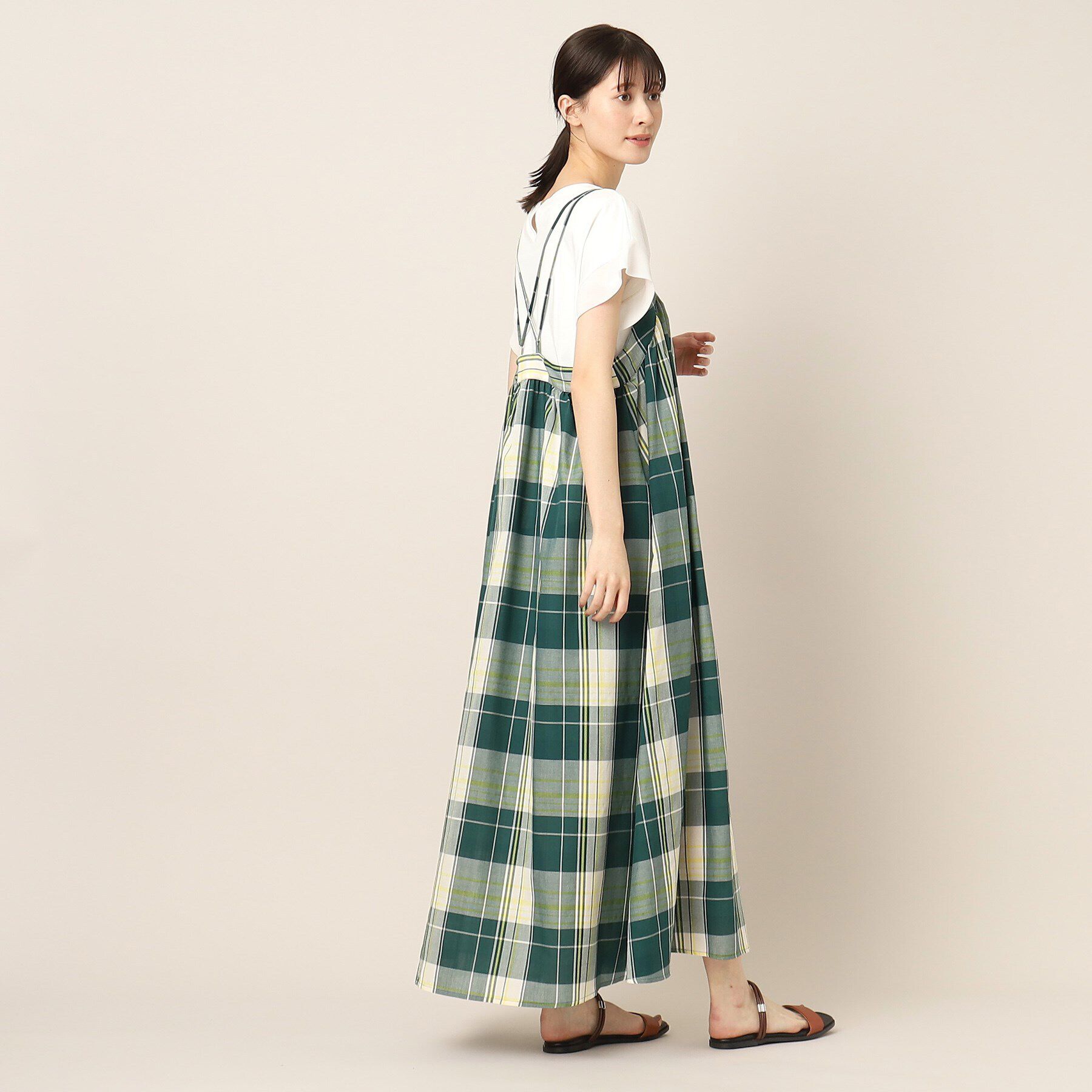 Dessin「【洗える】アソート柄キャミドレス」|ワンピース|