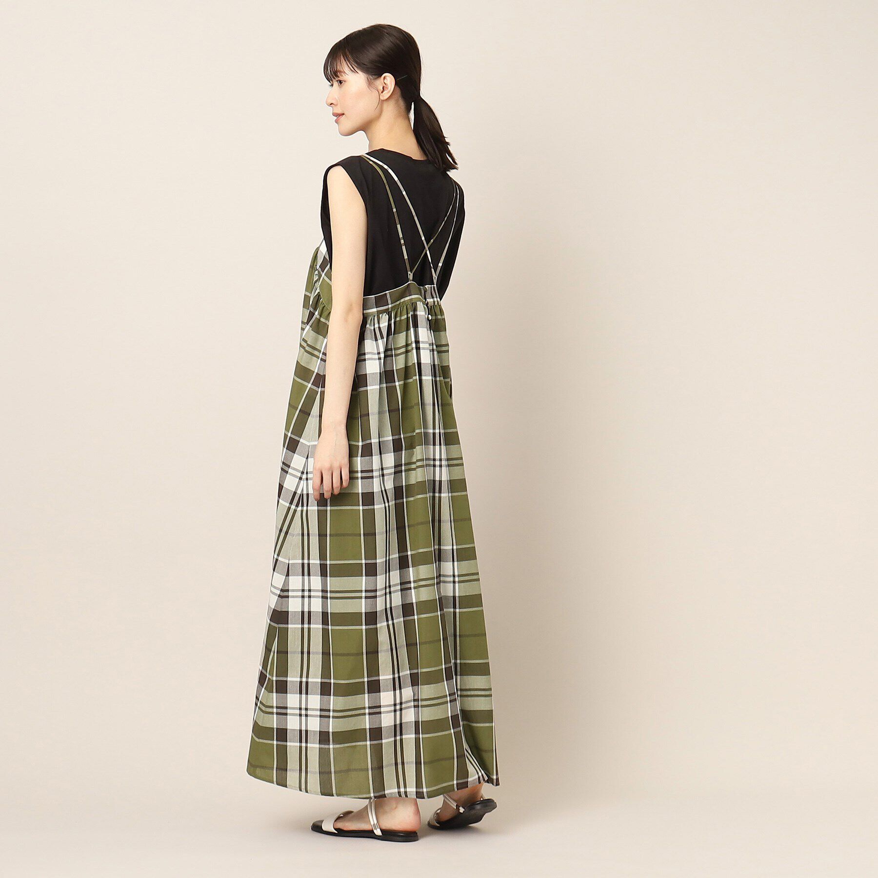 Dessin「【洗える】アソート柄キャミドレス」|ワンピース|