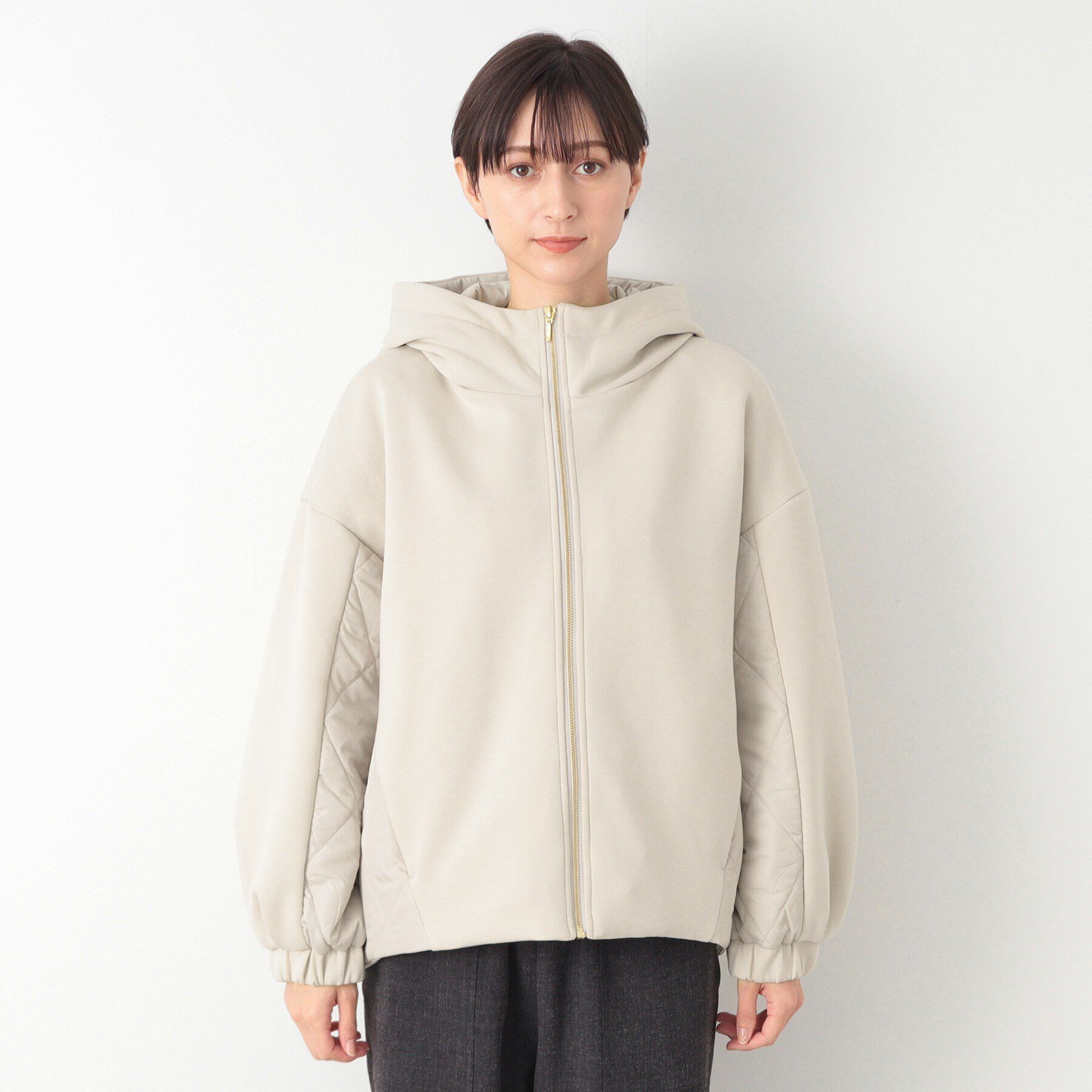 Dessin「キルトドッキングパーカブルゾン」|ブルゾン・スタジャン|