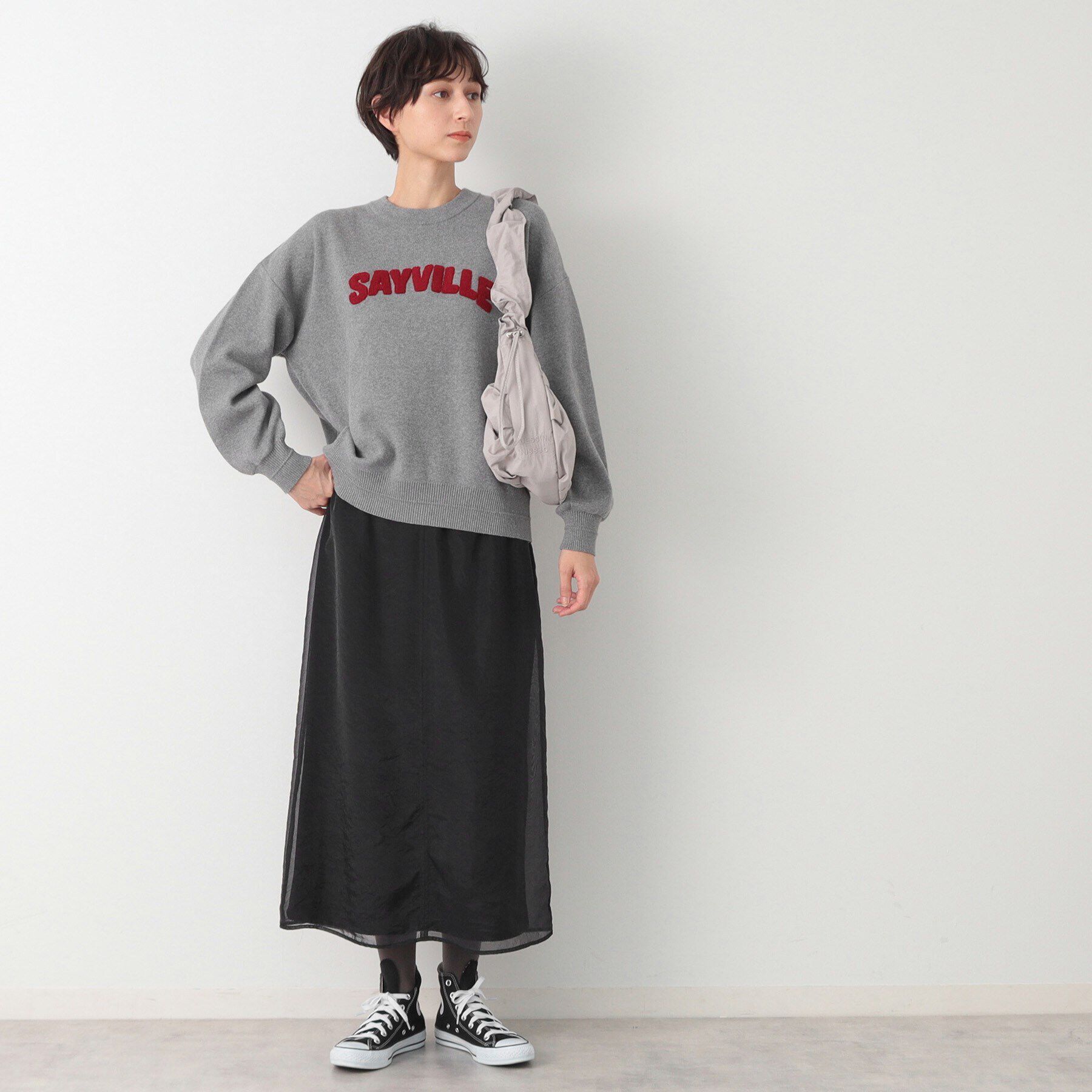 Dessin「【洗える】オーガンジーレイヤードコーデュロイスカート」|スカート|