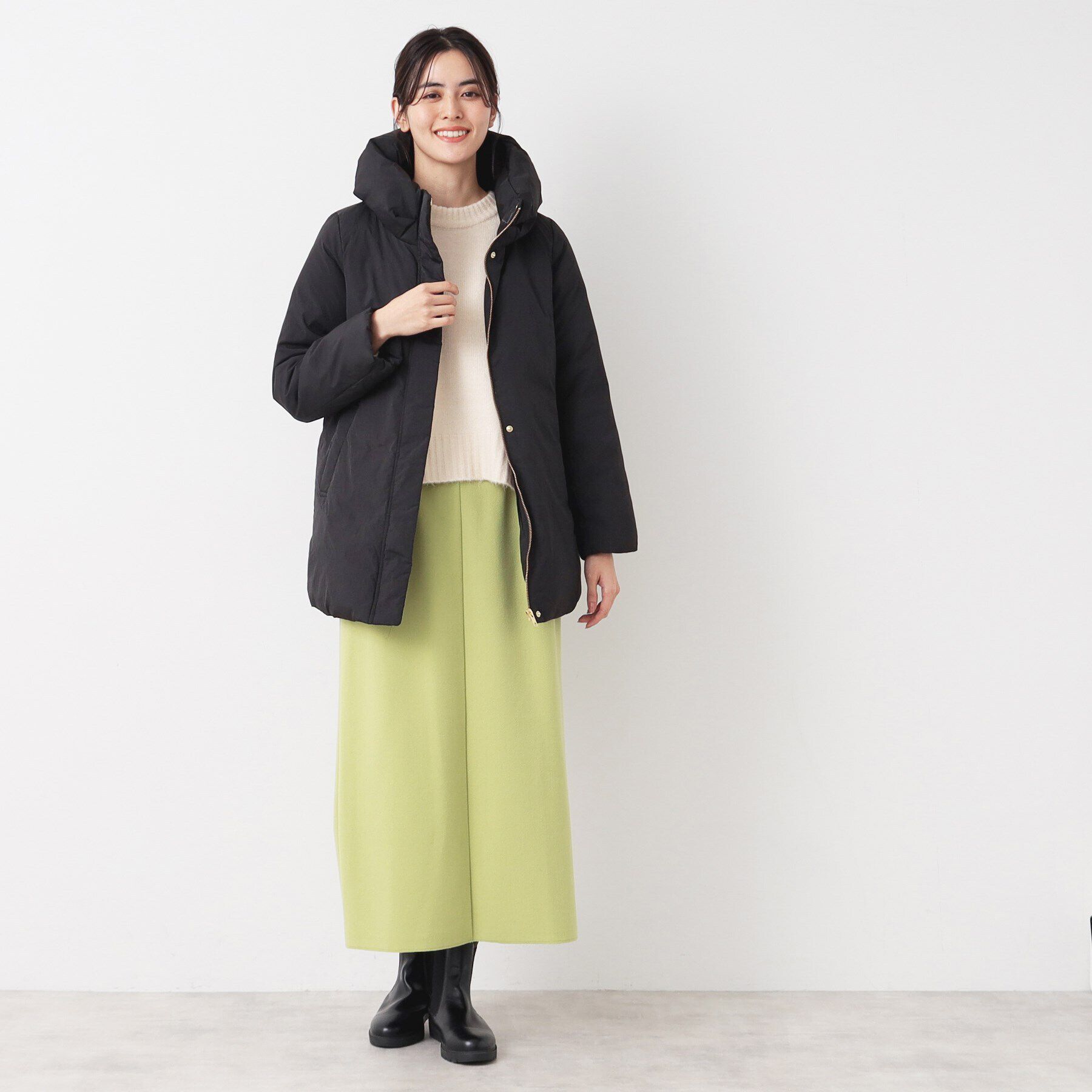 Dessin「ステッチレスミドル丈ダウン（XS～L）」|ダウン|