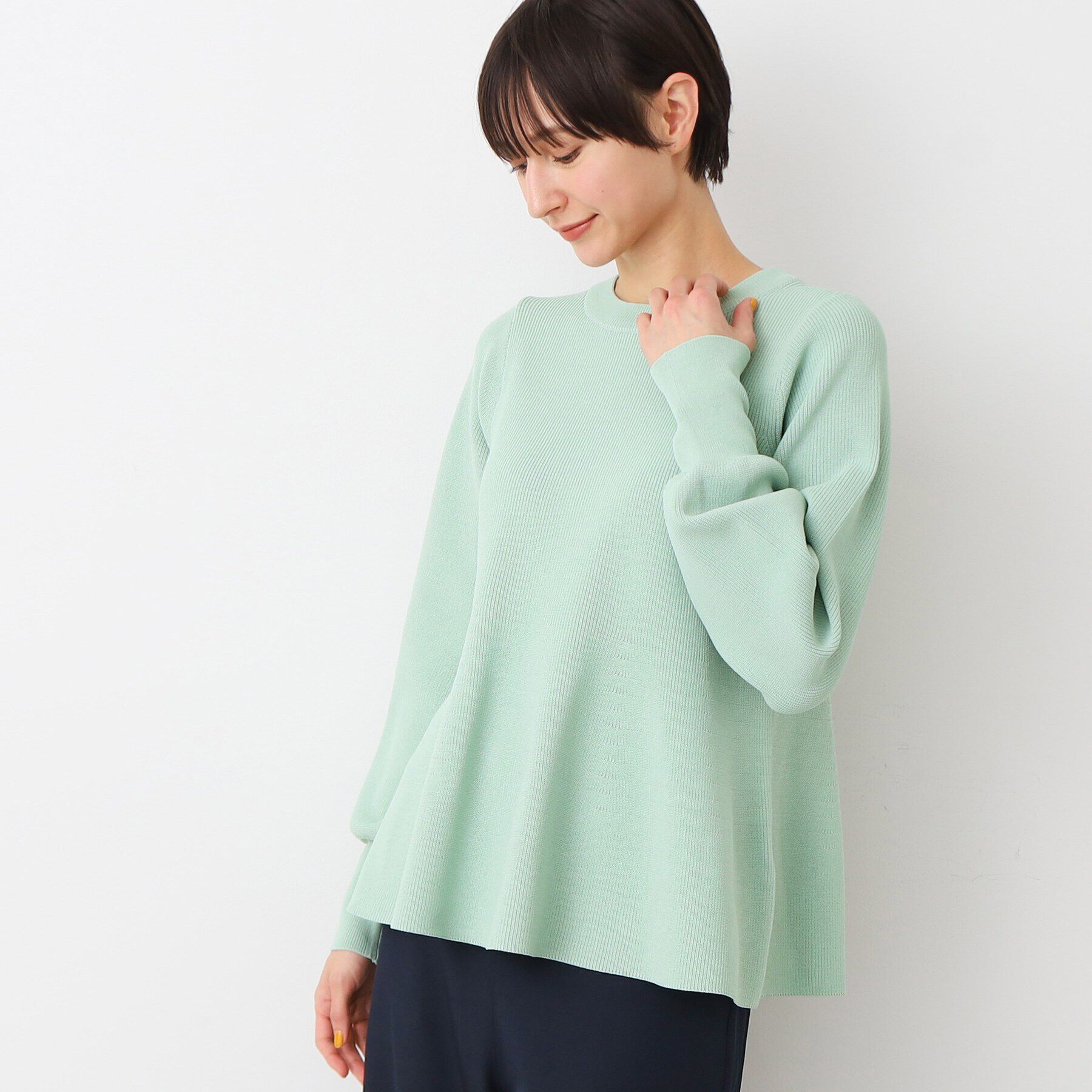 Dessin「【洗える】ペプラムニット」|ニット・セーター|