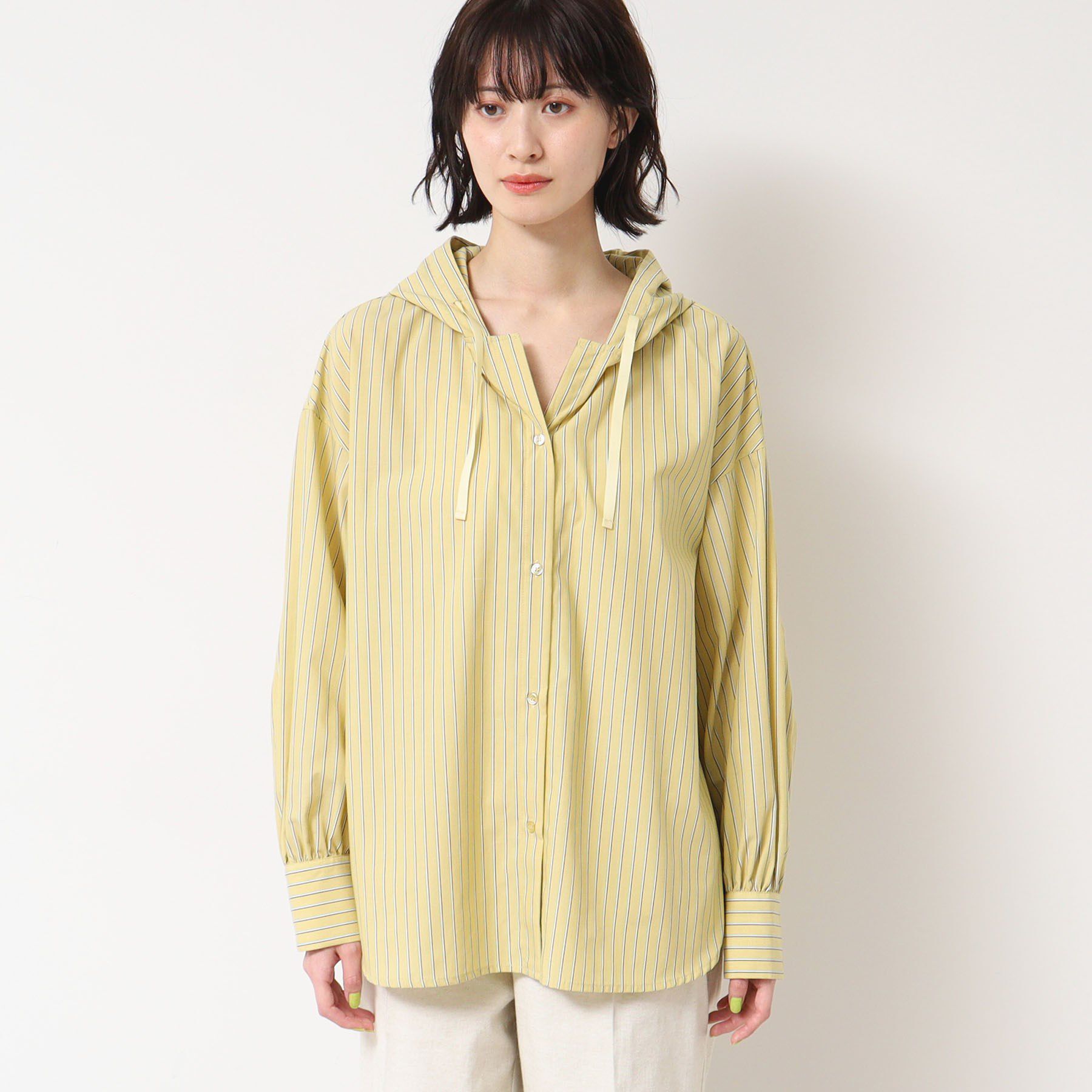 Dessin「【洗える・4サイズ展開】フーデットブラウス（XS～L）」|シャツ・ブラウス|