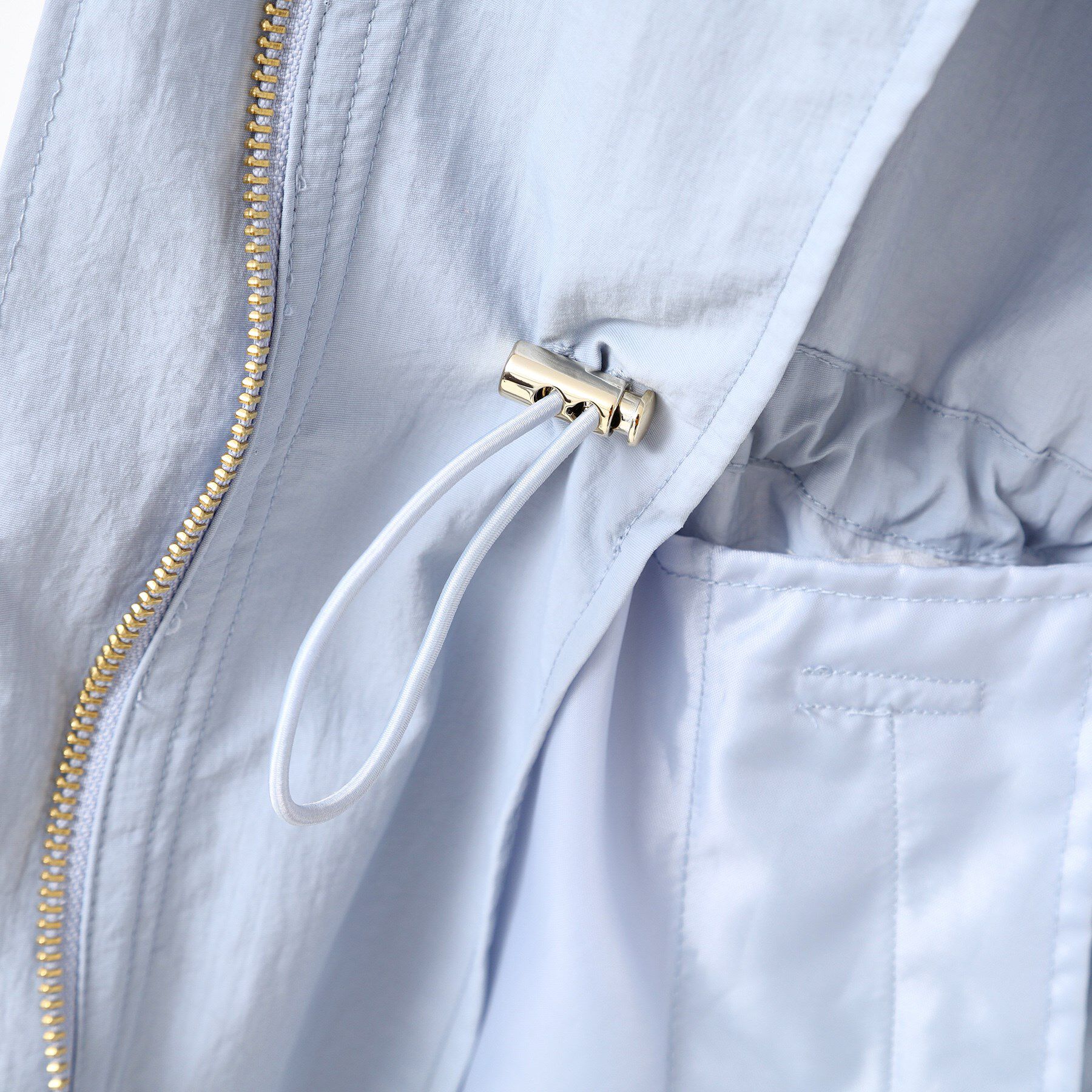 Dessin「ドロストフーデットライトブルゾン（S～L）」|ブルゾン・スタジャン|