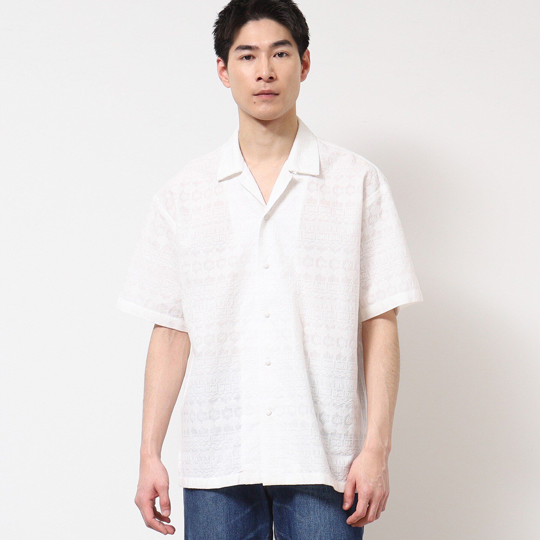 Dessin「【インド刺繍・セットアップ可能・洗える】刺繍柄シャツ」|シャツ・ブラウス|