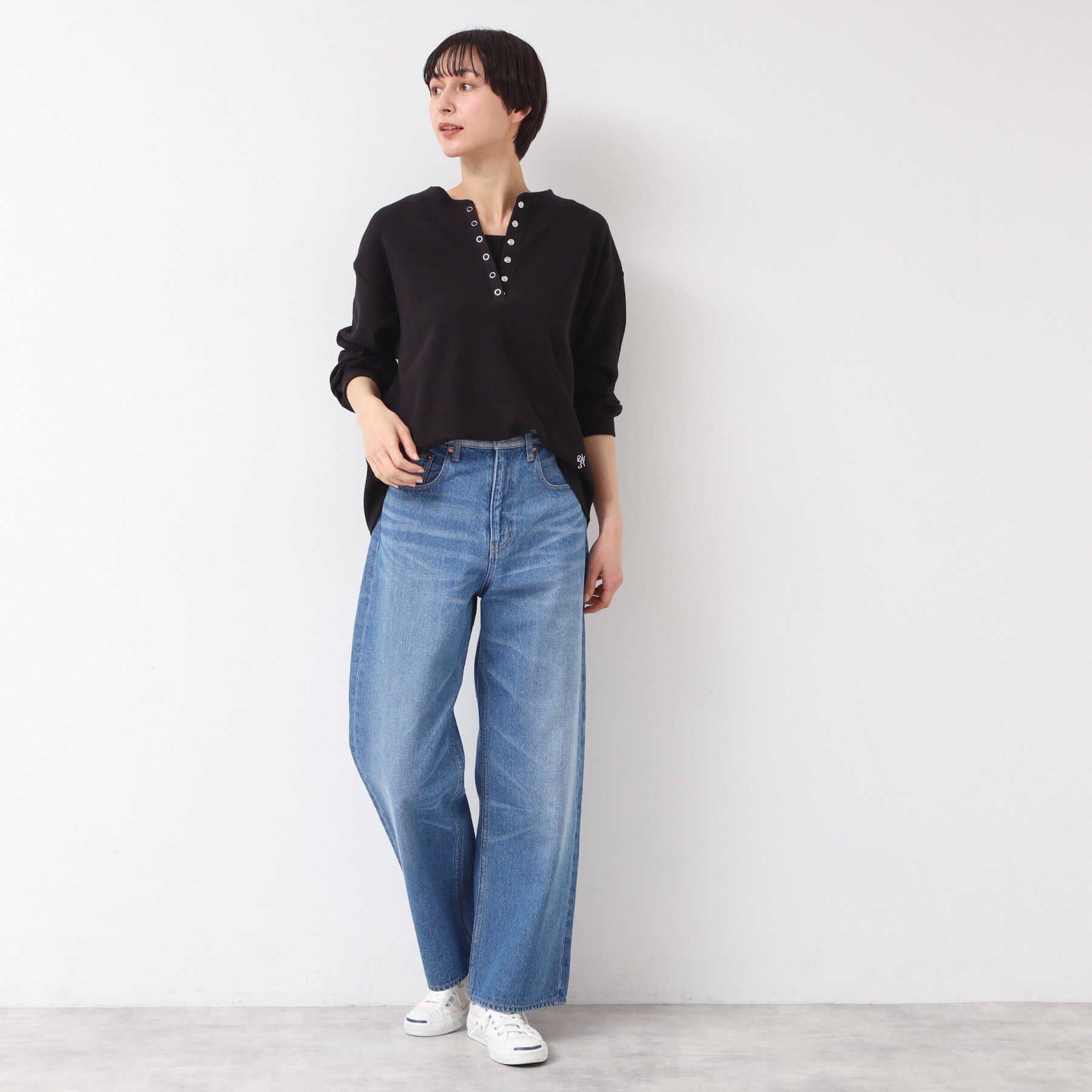 Dessin「【洗える】ヘンリーネックカットソー」|Tシャツ・カットソー|