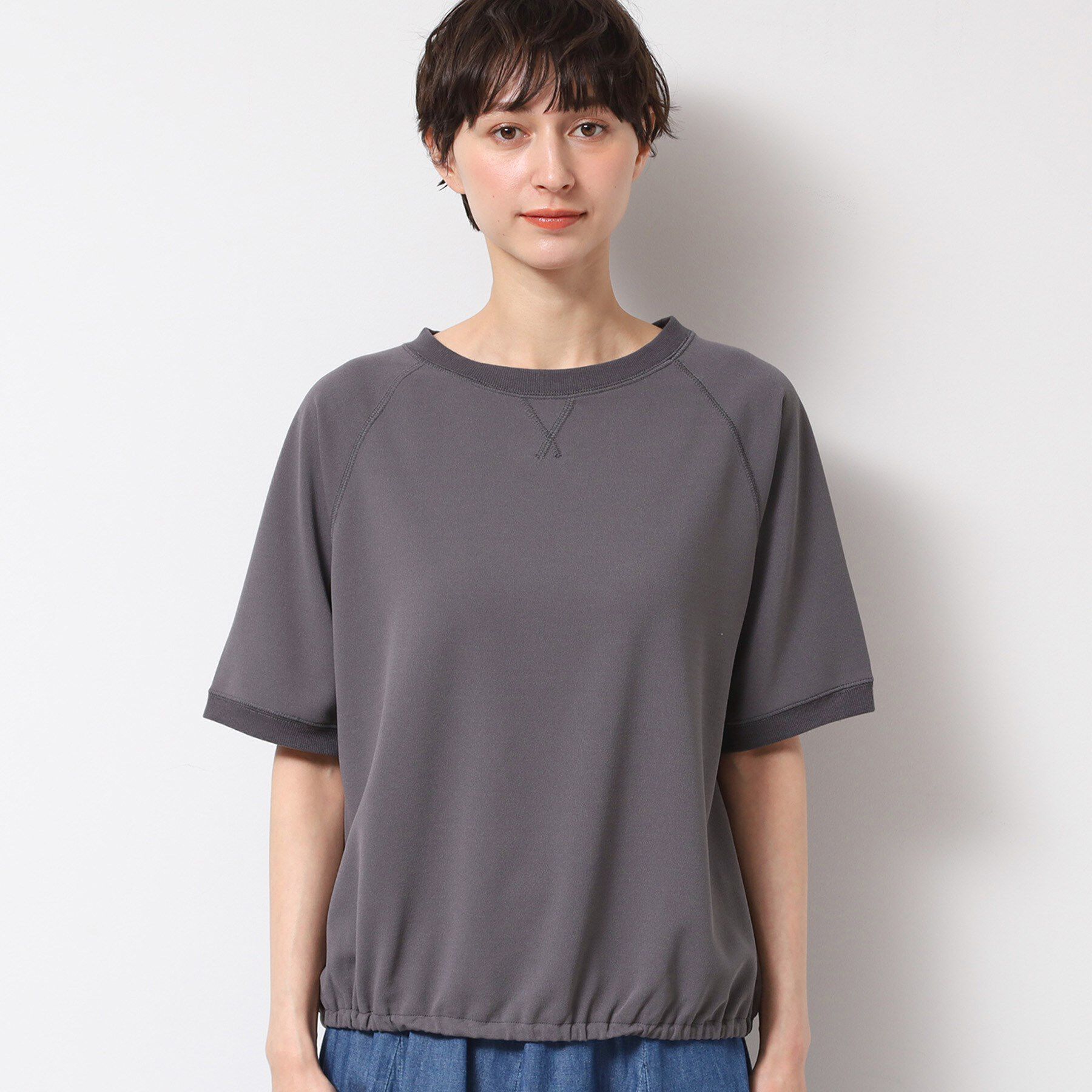 Dessin「【洗える】カットジョーゼットリラクシーブラウス」|Tシャツ・カットソー|