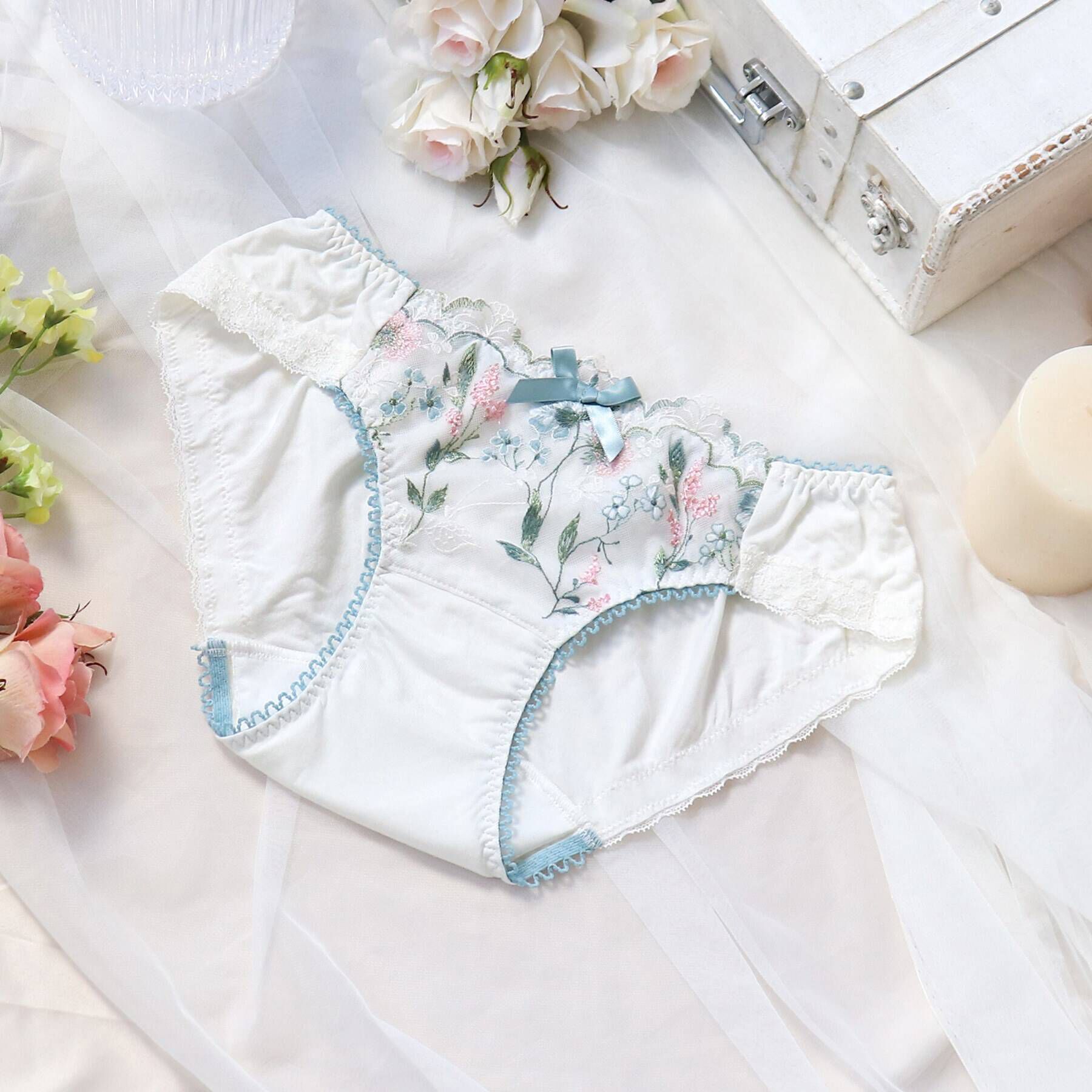 Risa Magli「アンジュ サニタリーショーツ」|インナー|ミント(020)