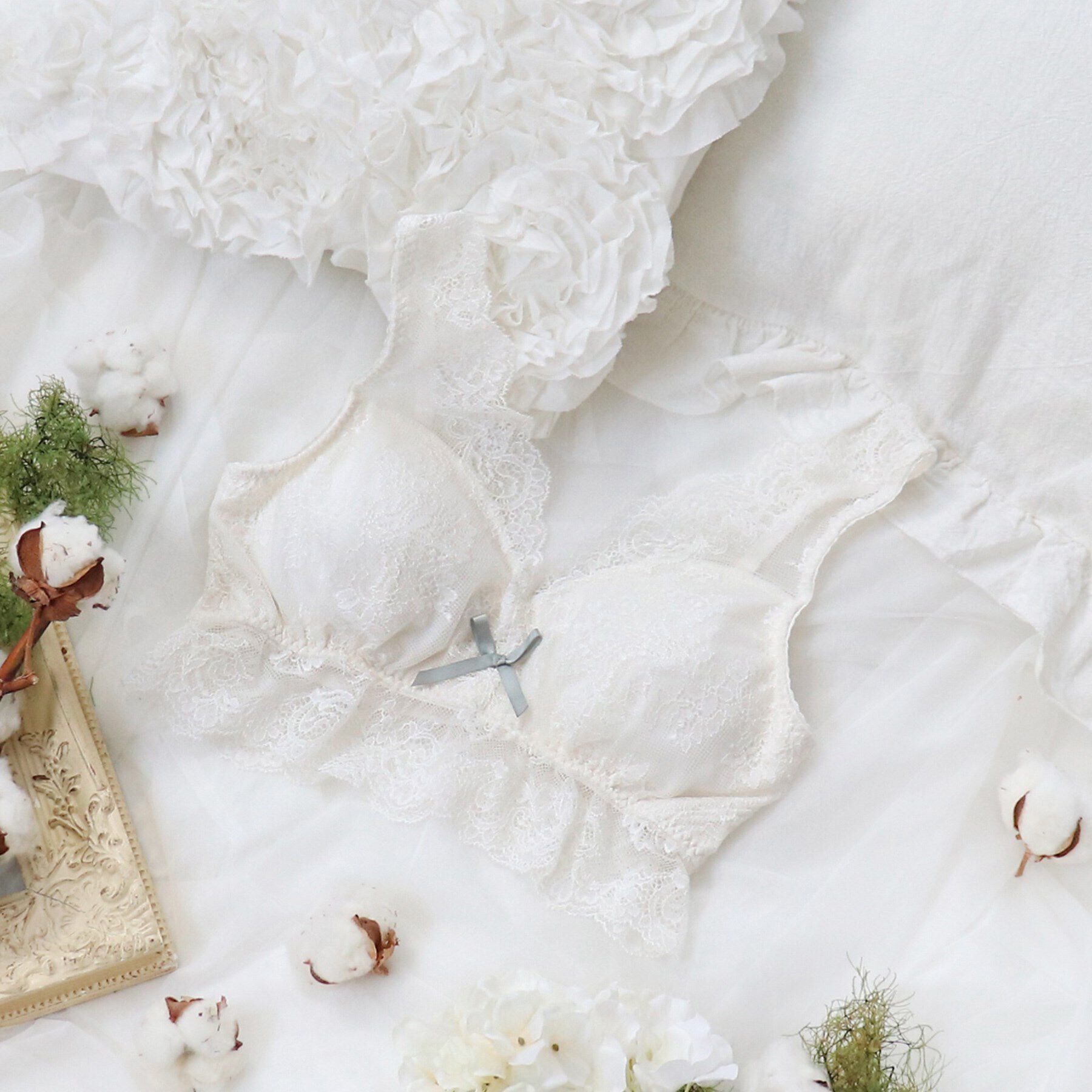 Risa Magli「サンドラ おやすみブラ」|インナー|アイボリー(004)