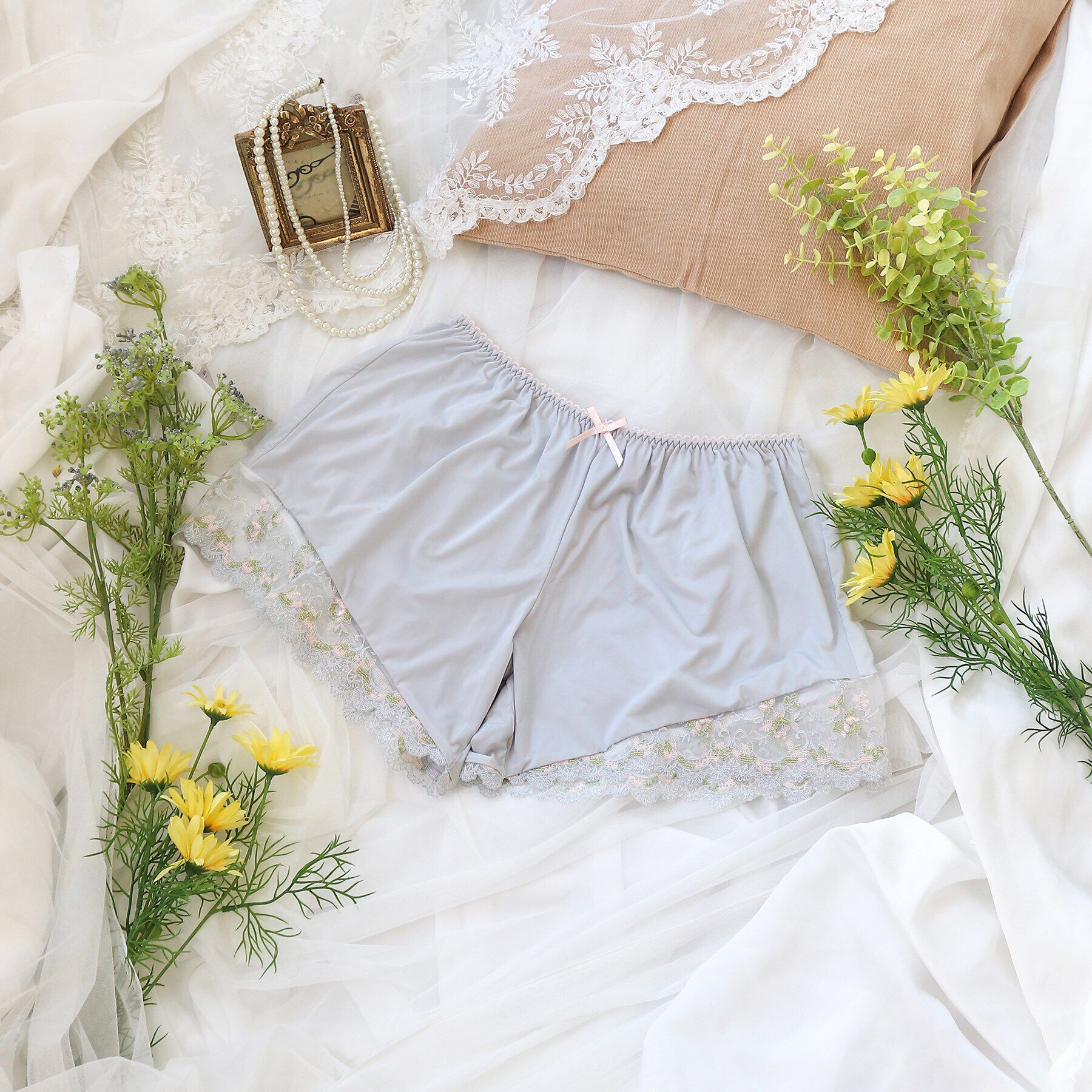 Risa Magli「アリッサ タップパンツ」|インナー|グレー(010)