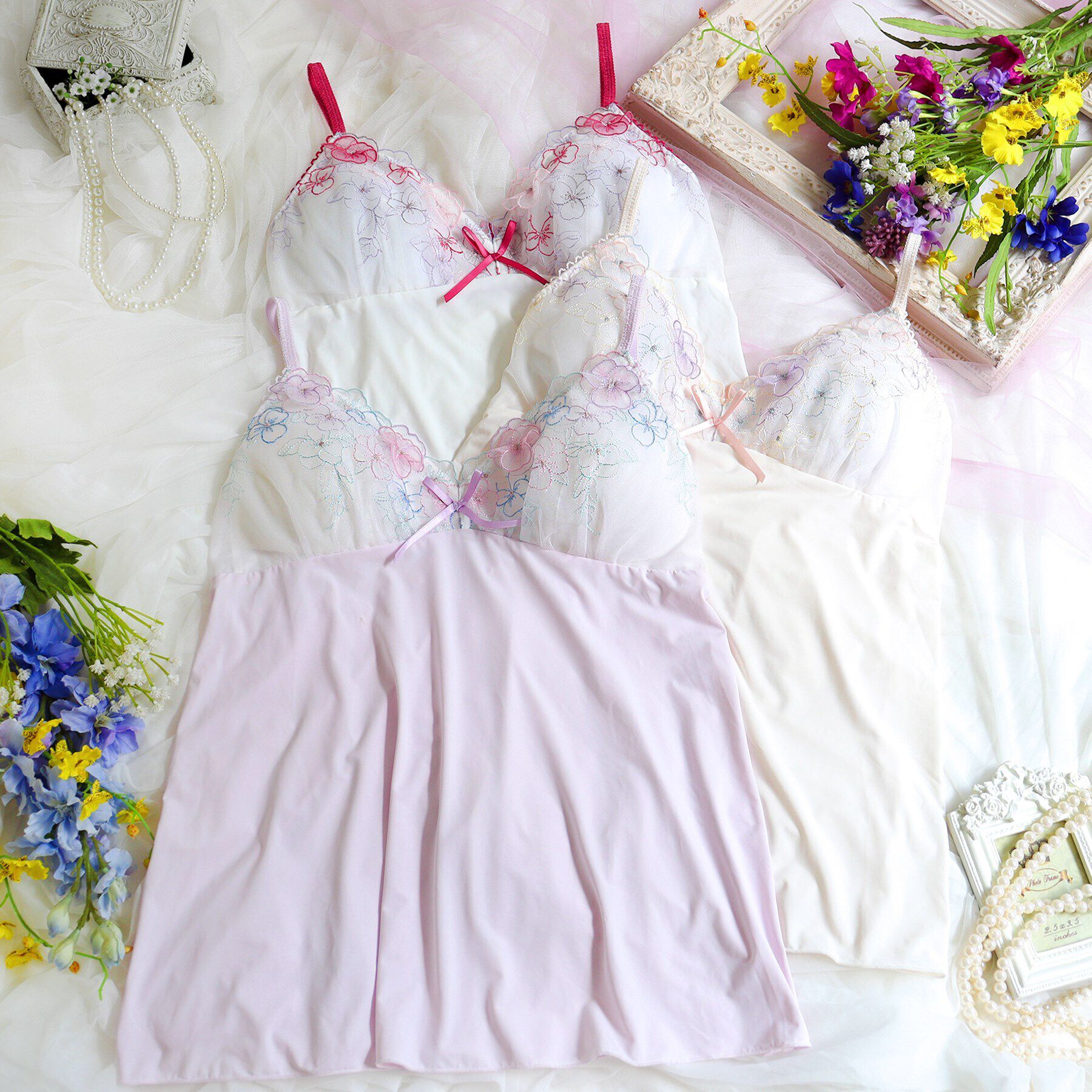 Risa Magli「フィオラ カップ付キャミソール」|キャミソール|