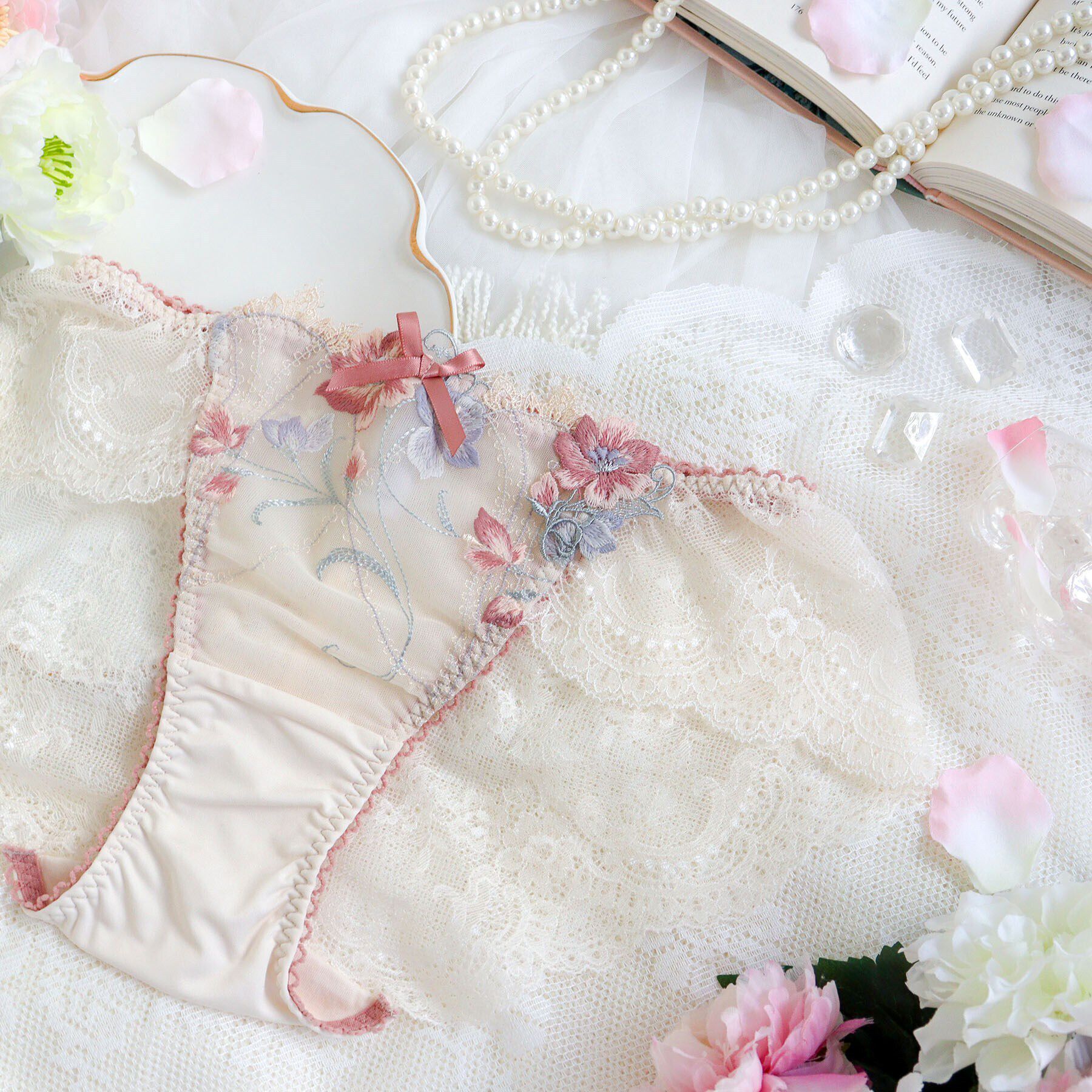 Risa Magli「テリン レースショーツ」|インナー|