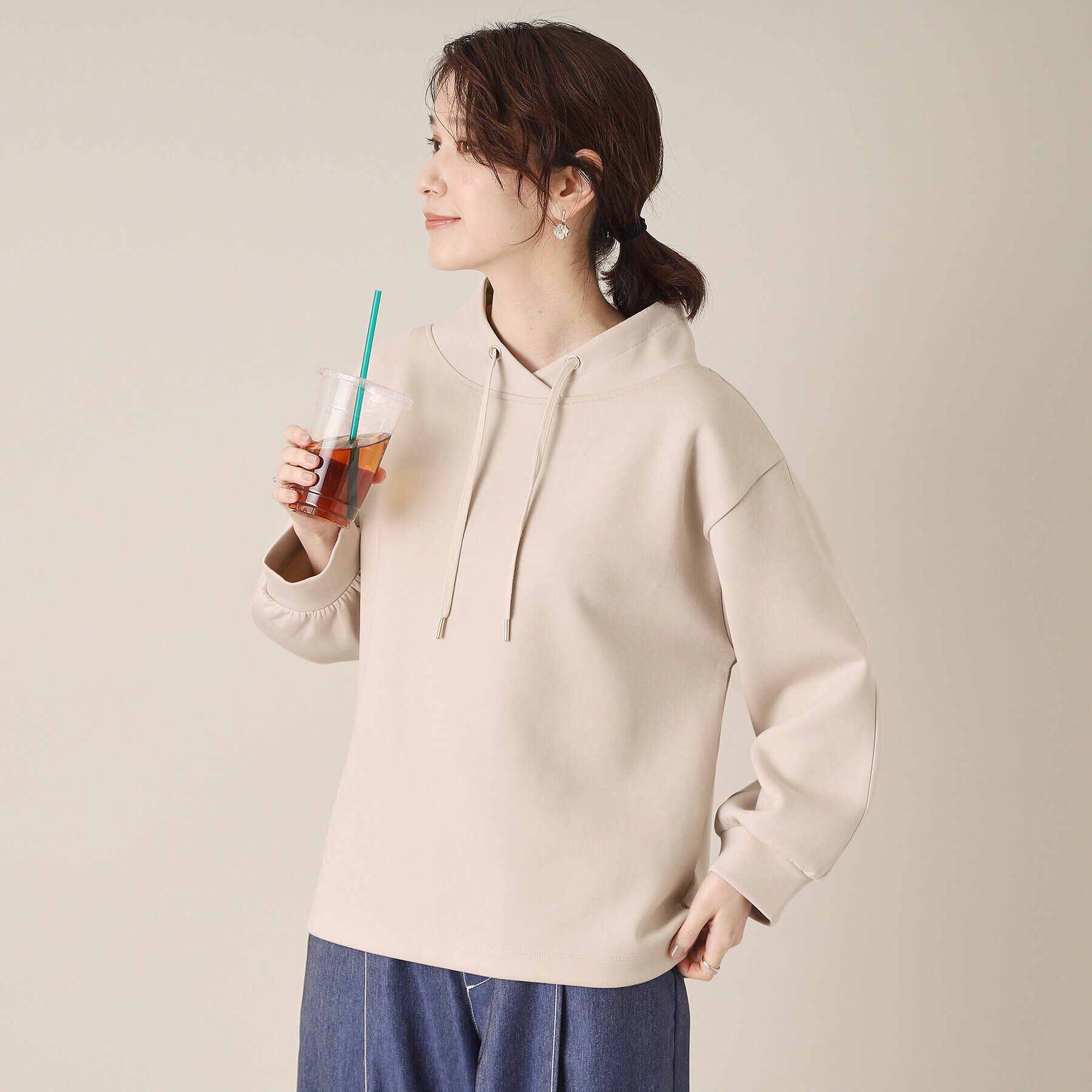 ITS&rsquo;DEMO「【手洗い可】ダンボールジャージープルオーバー」|Tシャツ・カットソー|