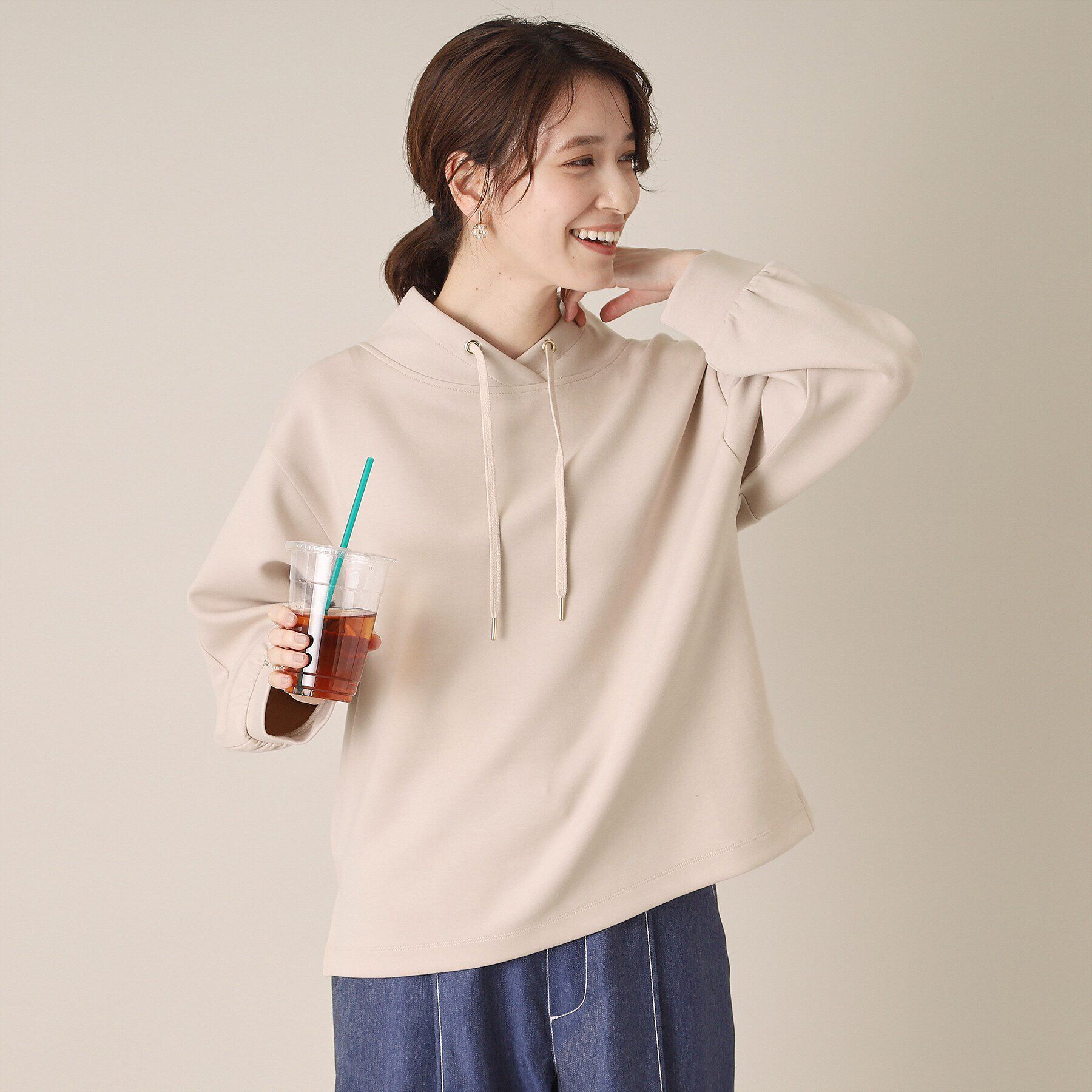 ITS&rsquo;DEMO「【手洗い可】ダンボールジャージープルオーバー」|Tシャツ・カットソー|