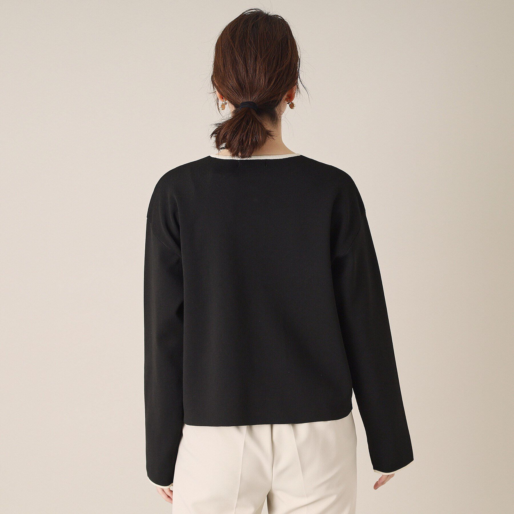 ITS&rsquo;DEMO「【通勤／手洗い可】配色ニットカーデ」|カーディガン|