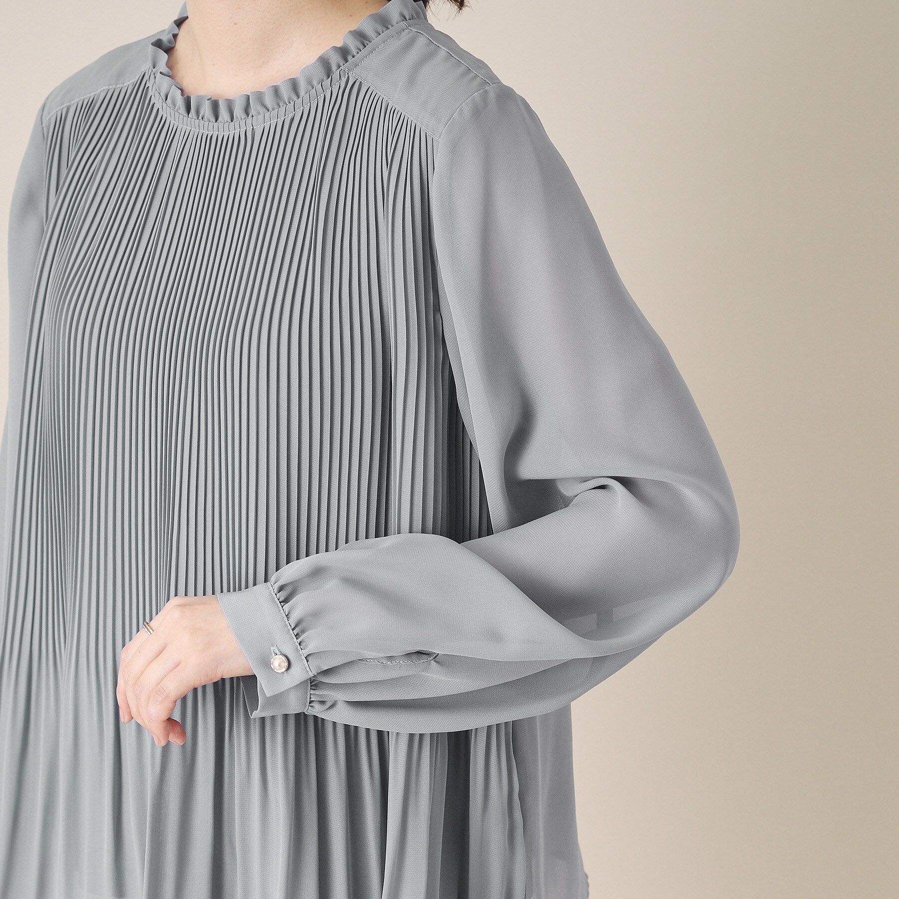 ITS&rsquo;DEMO「【通勤】プリーツブラウス」|シャツ・ブラウス|