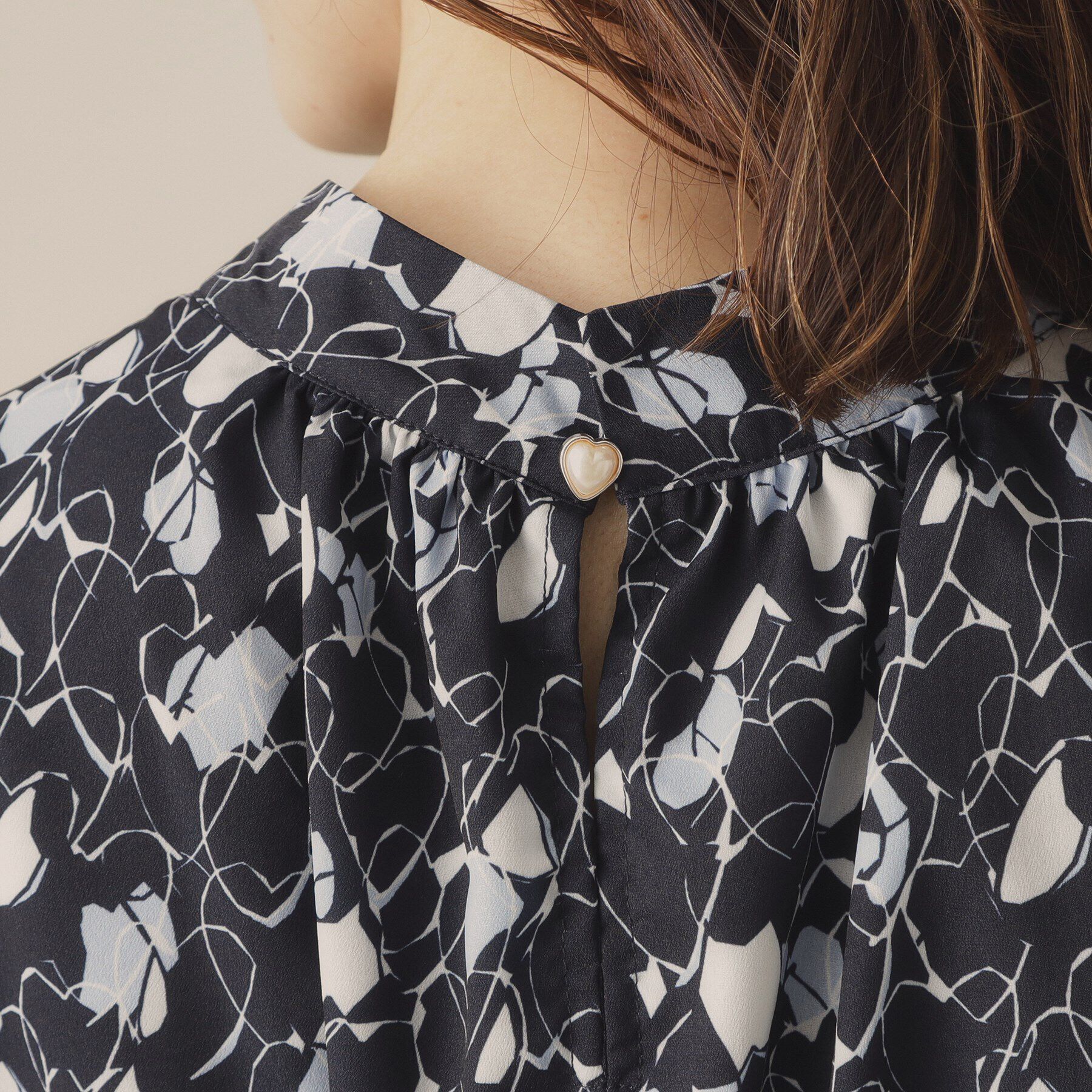 ITS&rsquo;DEMO「【手洗い可／ウエストゴム】ハートプリントワンピース」|ワンピース|