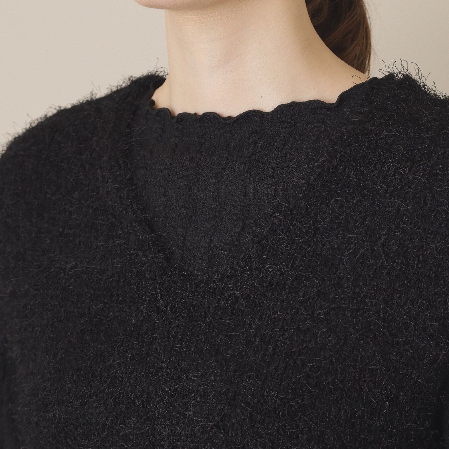 ITS&rsquo;DEMO「【手洗い可】ニット&times;チュールジレ」|ベスト・ジレ|