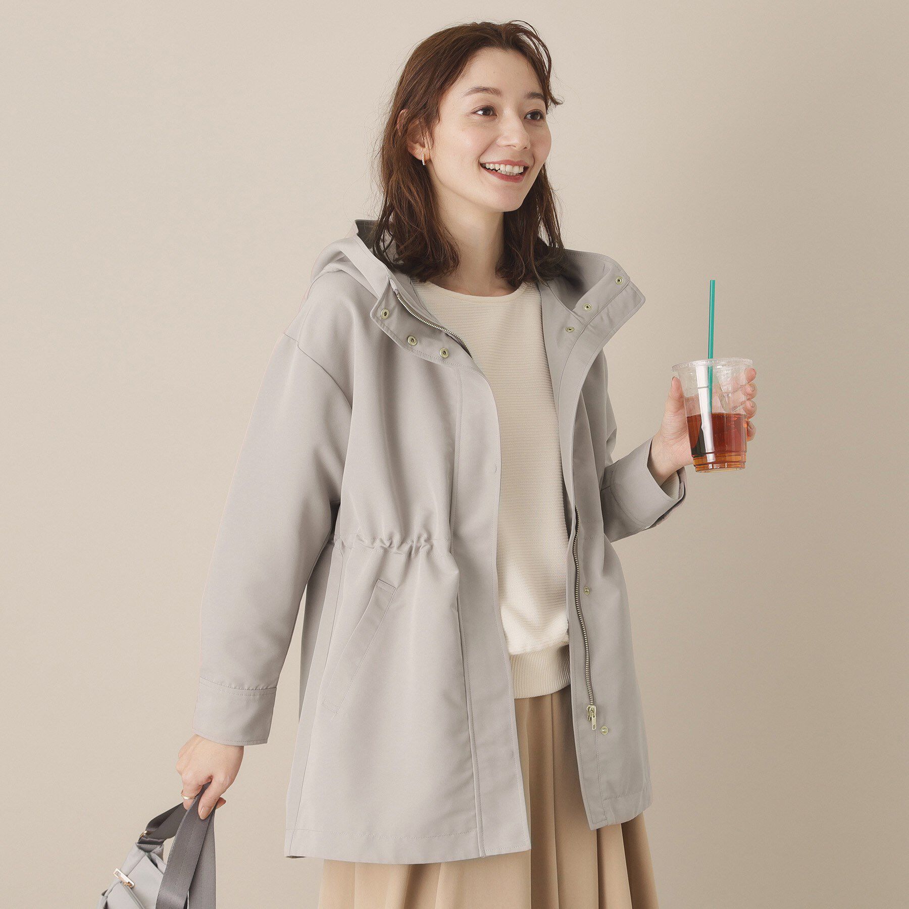 ITS&rsquo;DEMO「【花粉防止／撥水／手洗い可】ミディアム丈マウンテンパーカー」|その他|