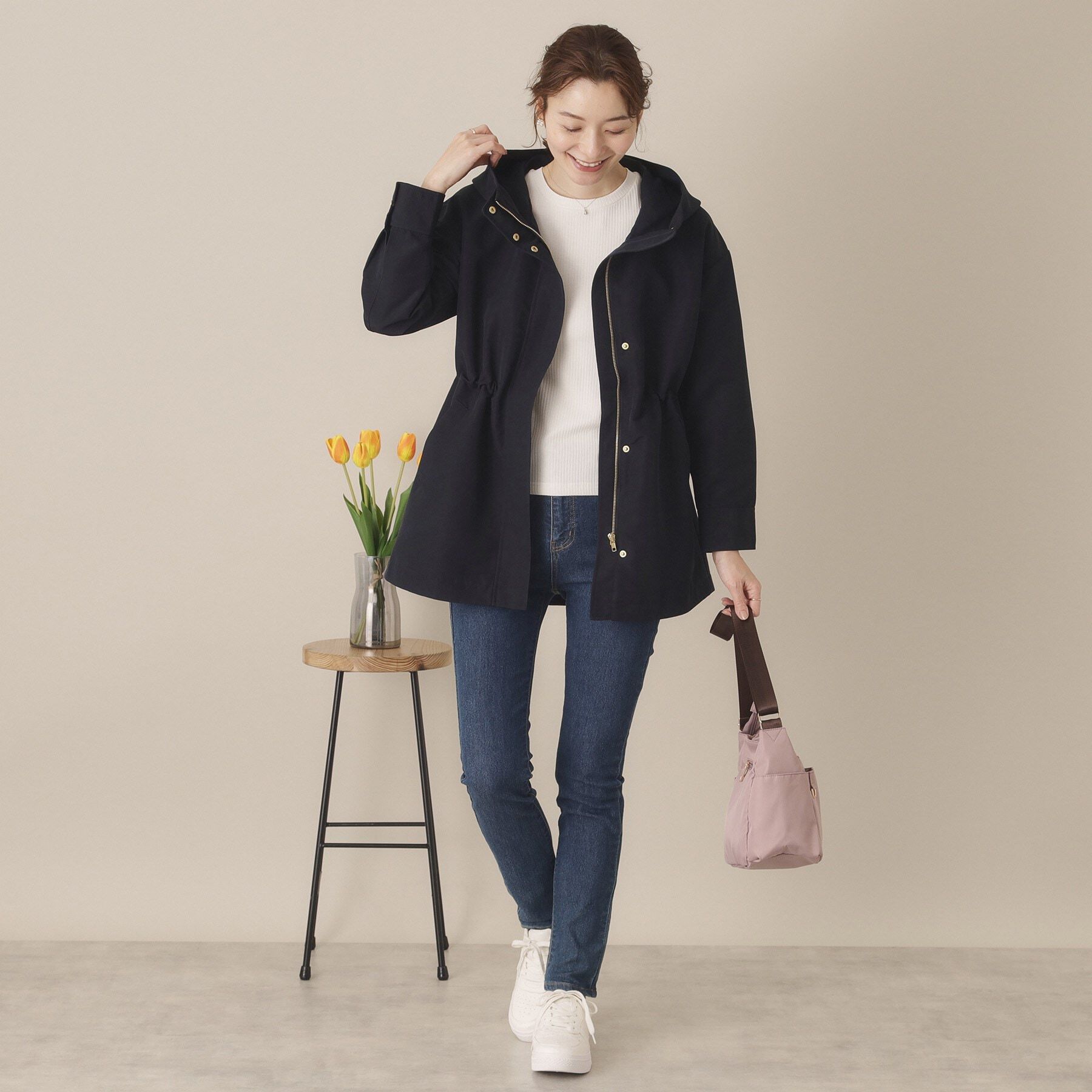 ITS&rsquo;DEMO「【花粉防止／撥水／手洗い可】ミディアム丈マウンテンパーカー」|その他|