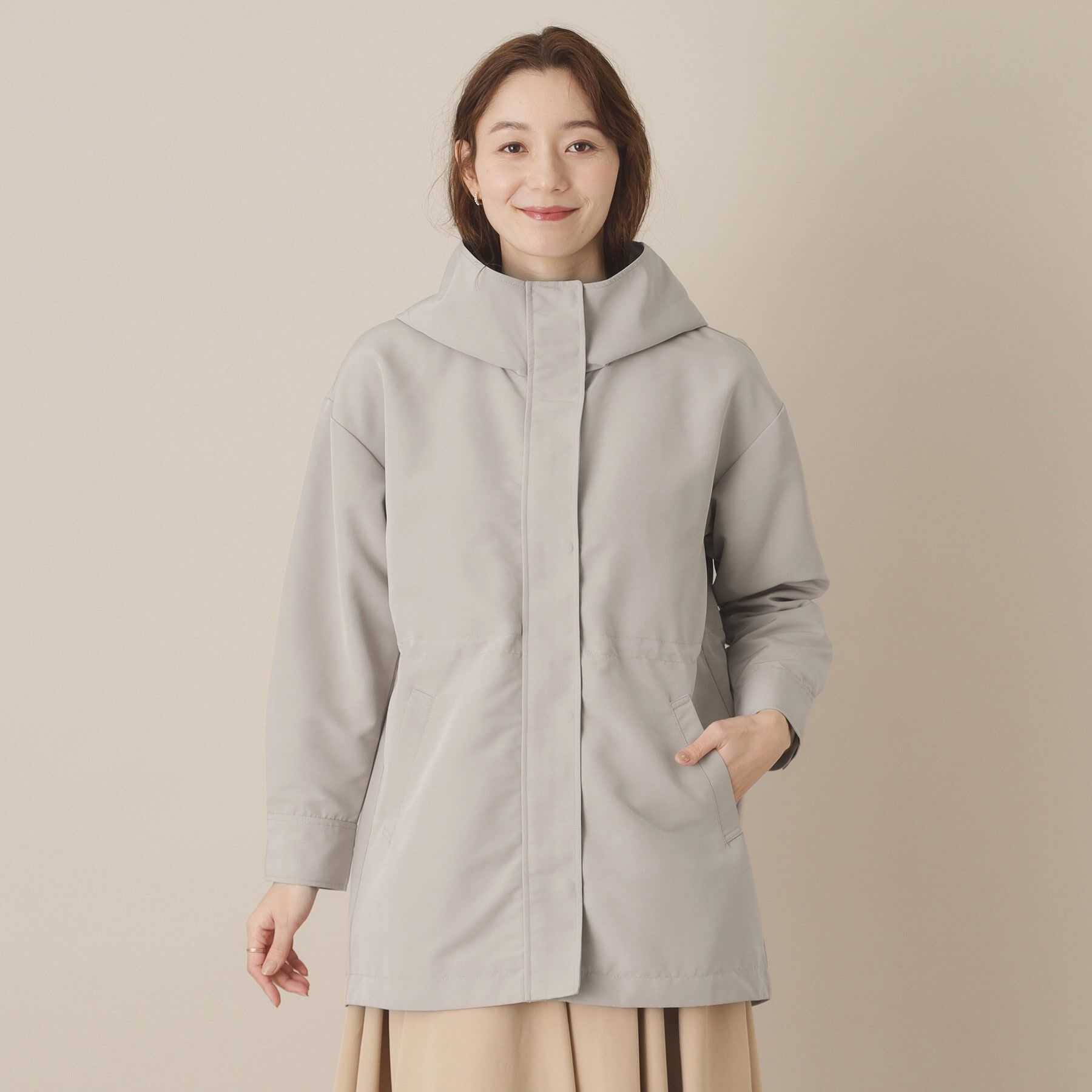 ITS&rsquo;DEMO「【花粉防止／撥水／手洗い可】ミディアム丈マウンテンパーカー」|その他|