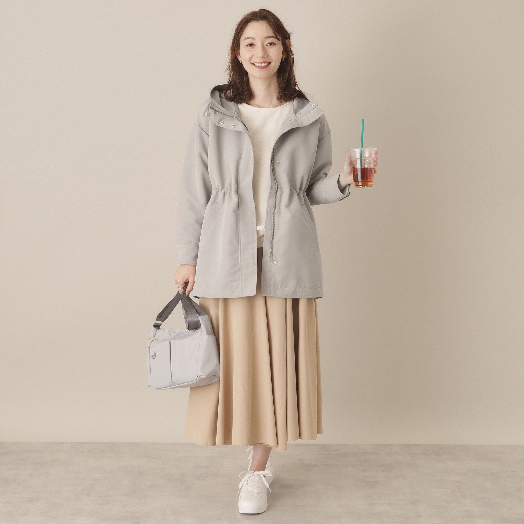 ITS&rsquo;DEMO「【花粉防止／撥水／手洗い可】ミディアム丈マウンテンパーカー」|その他|