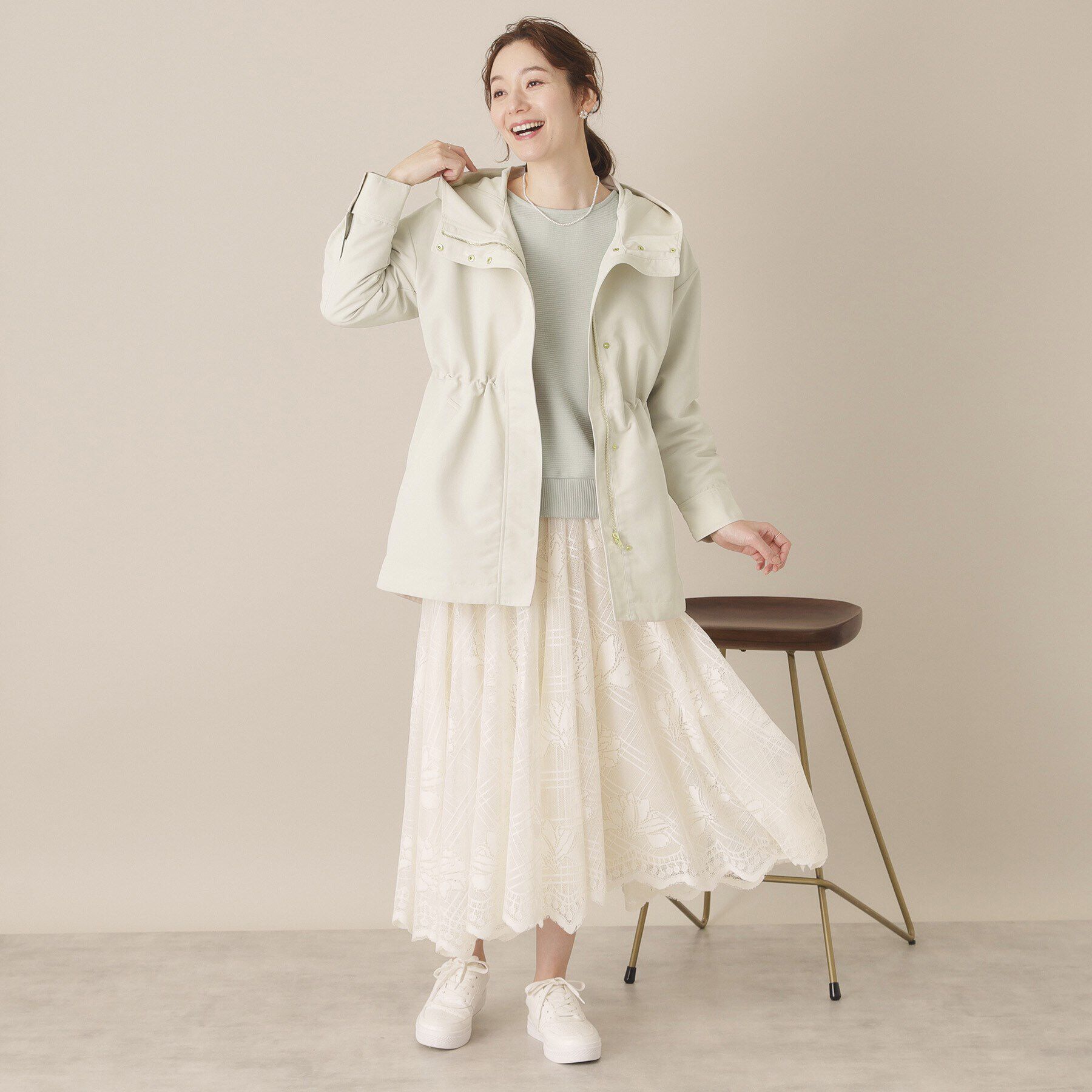 ITS&rsquo;DEMO「【花粉防止／撥水／手洗い可】ミディアム丈マウンテンパーカー」|その他|