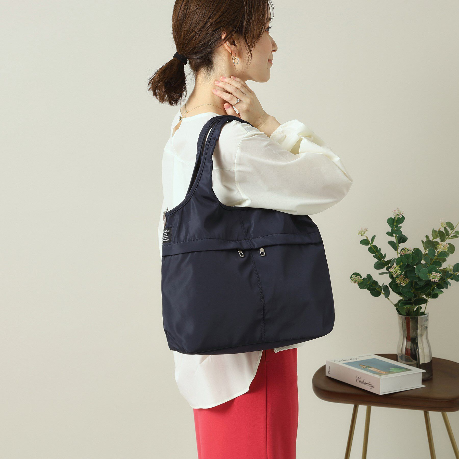 ITS&rsquo;DEMO「【2WAY】高密度バルーン10Pトート」|トートバッグ|