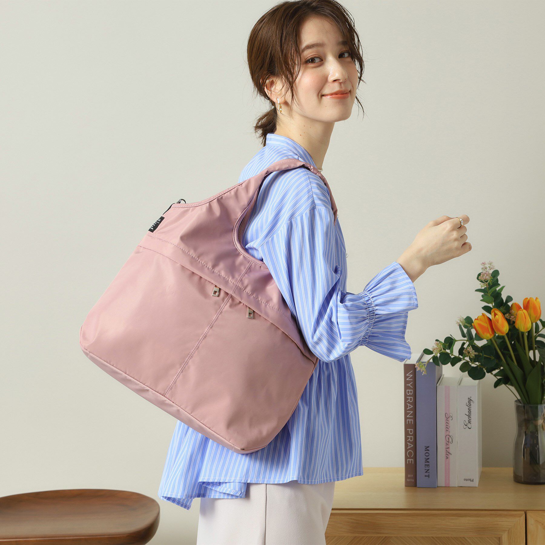 ITS&rsquo;DEMO「【2WAY】高密度バルーン10Pトート」|トートバッグ|