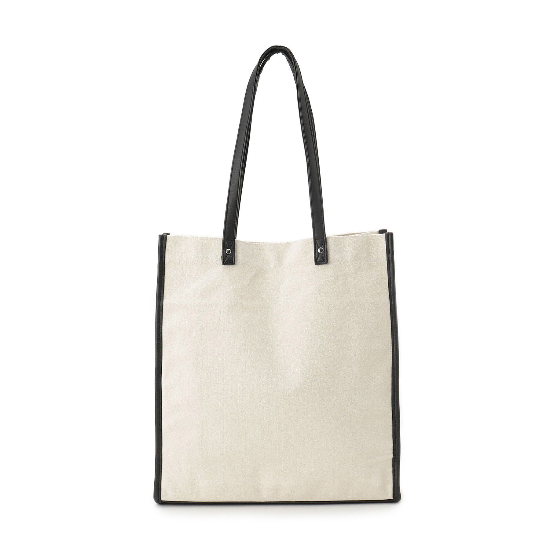 ITS&rsquo;DEMO「【推し活／A4対応】合皮パイピングキャンバストート」|トートバッグ|