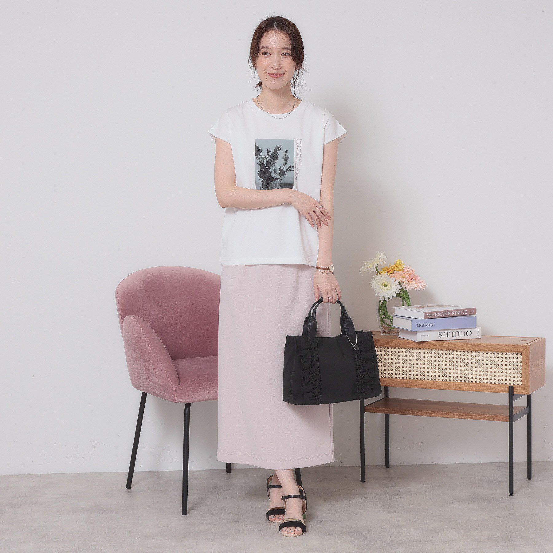 ITS&rsquo;DEMO「フリルミニトート」|ハンドバッグ|