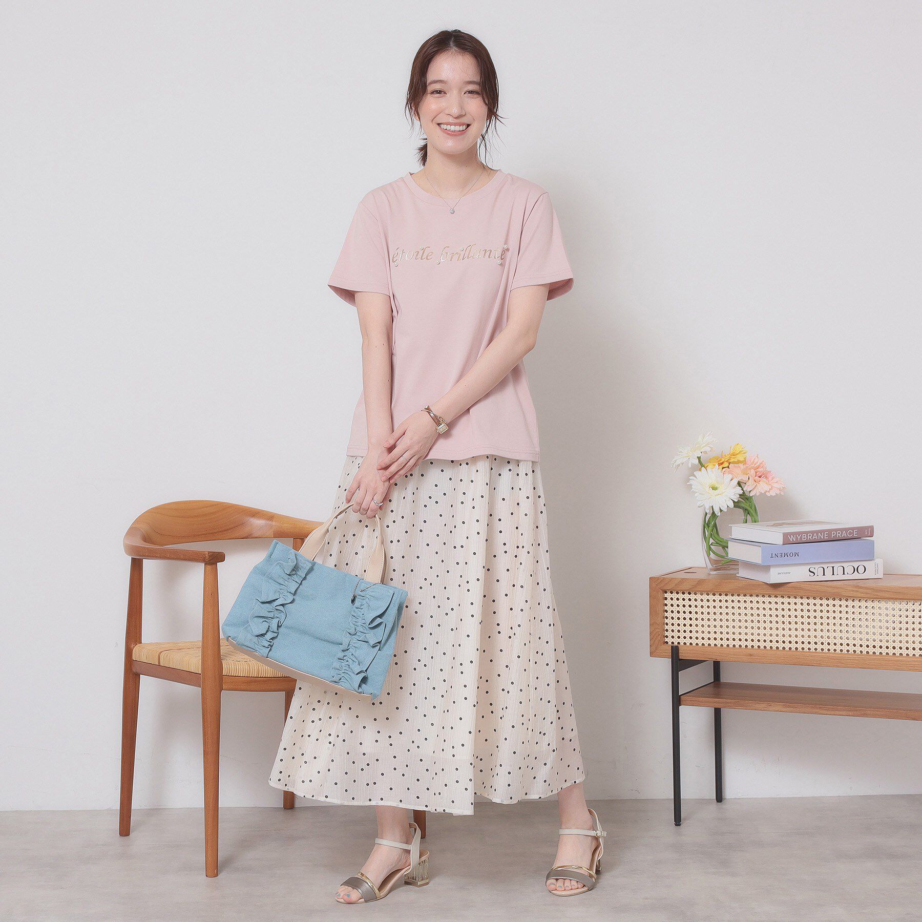 ITS&rsquo;DEMO「フリルミニトート」|ハンドバッグ|