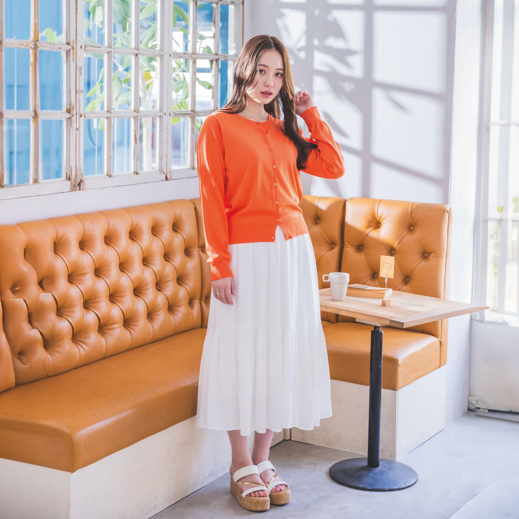 ITS&rsquo;DEMO「【UV／冷感／毛玉防止／手洗い可／M・L展開】クルーニットカーディガン」|カーディガン|