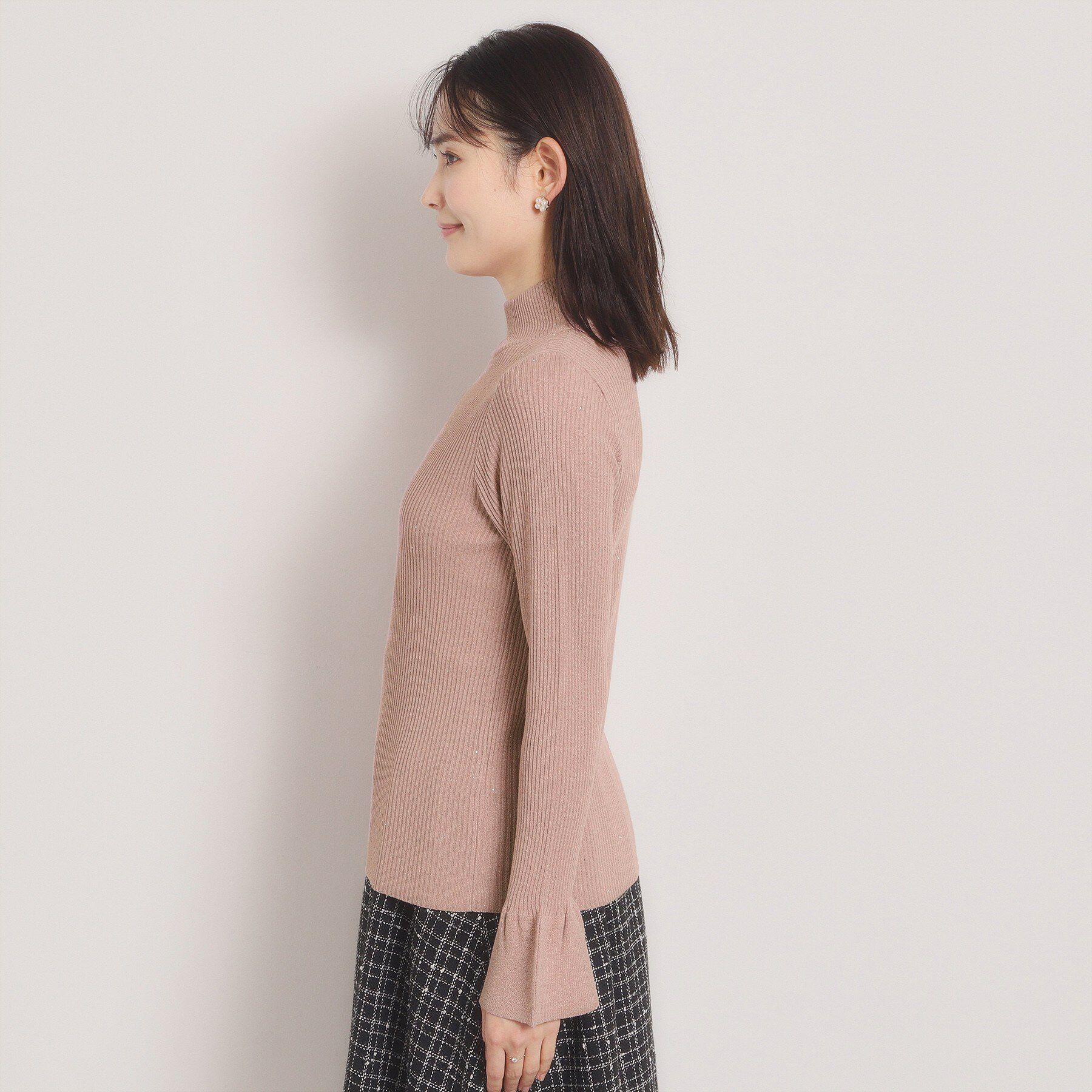 ITS&rsquo;DEMO「【手洗い可】スパンコールリブニット」|ニット・セーター|